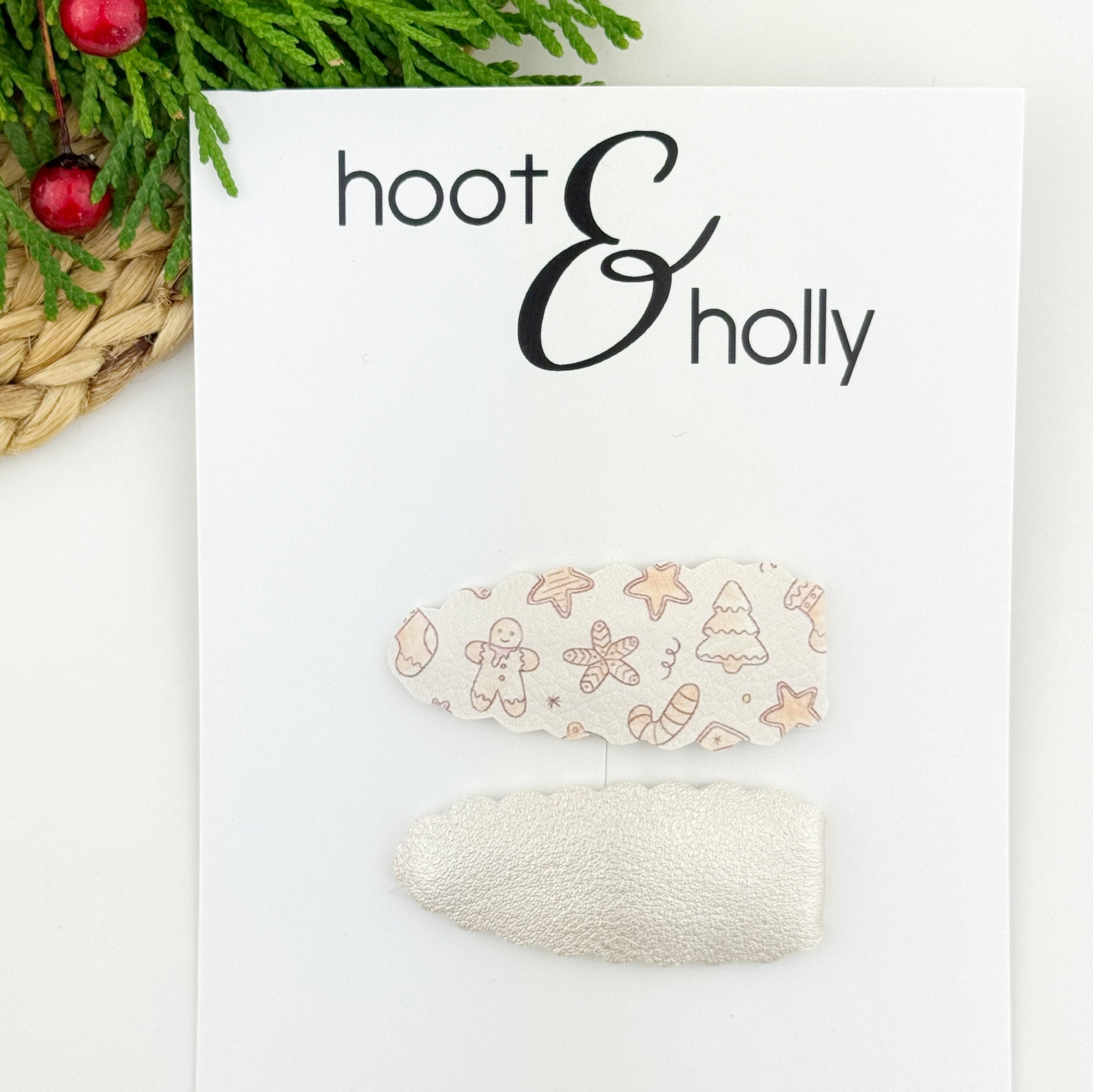 Oh Snap Clips - Neutral Christmas