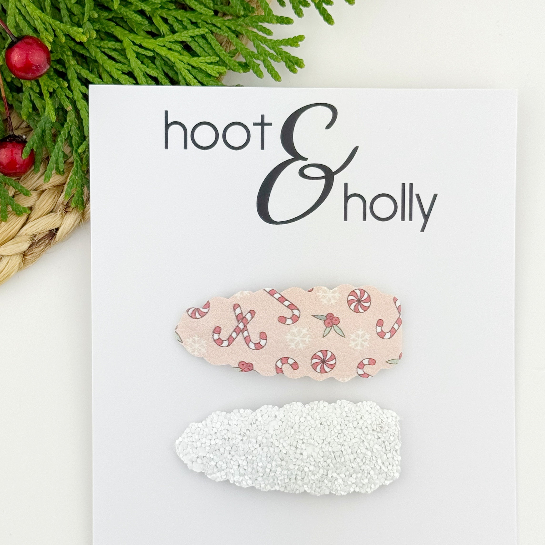 Oh Snap Clips - Candy Canes