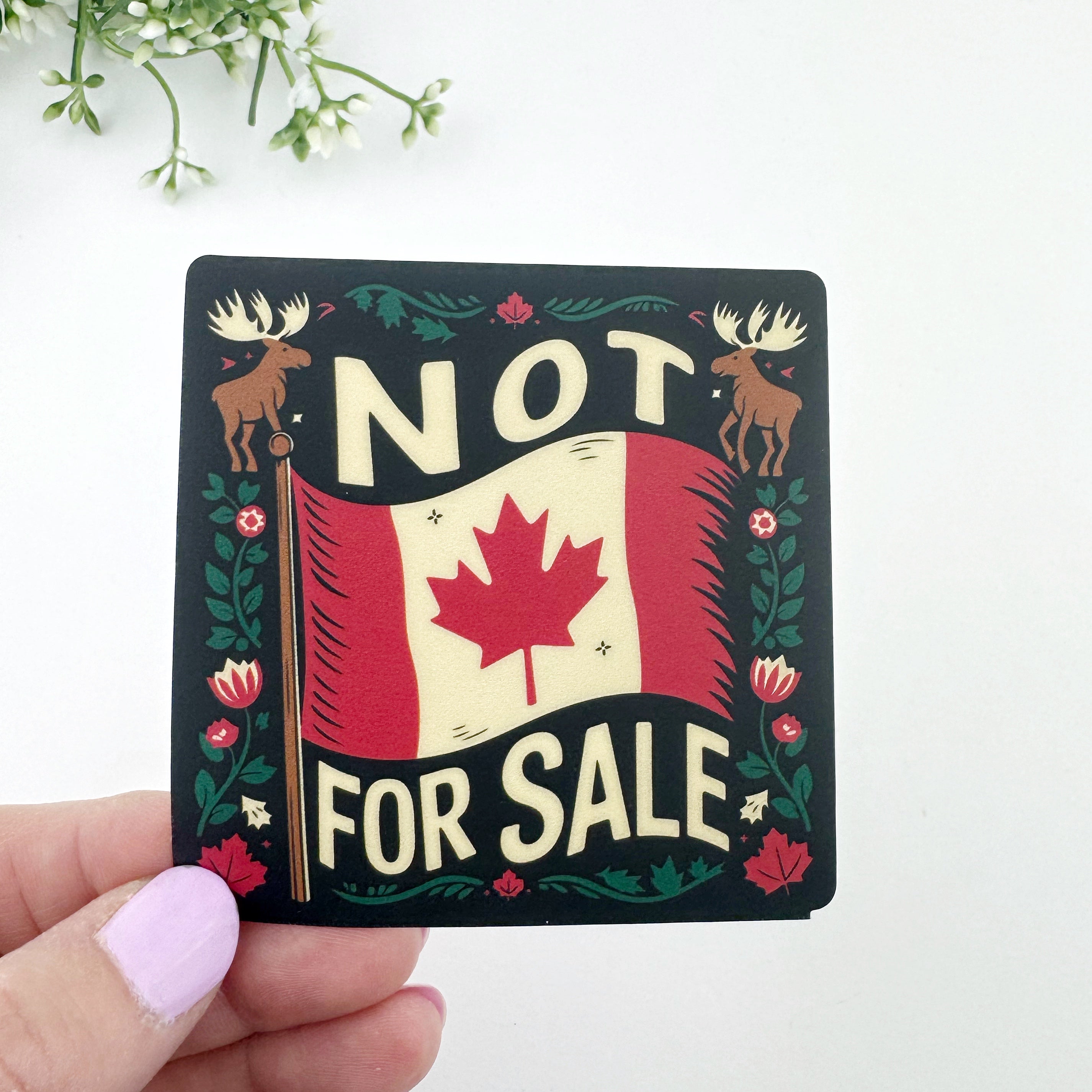 Canada - Not for Sale - Vinyl Sticker