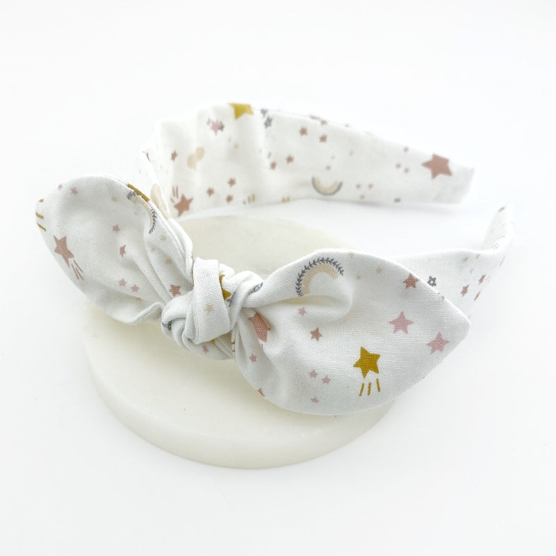 Knot Bow Headband - Stars and Rainbows