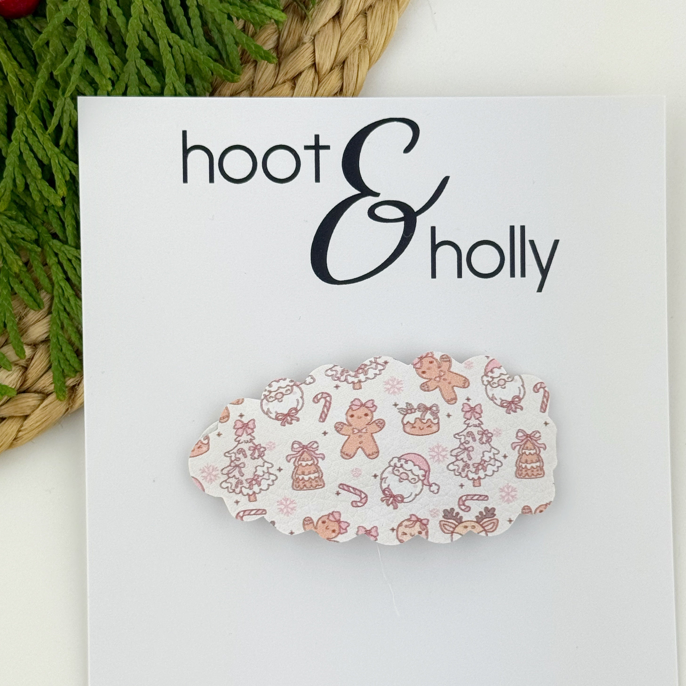 LARGE Snap Clips - Christmas Cutie