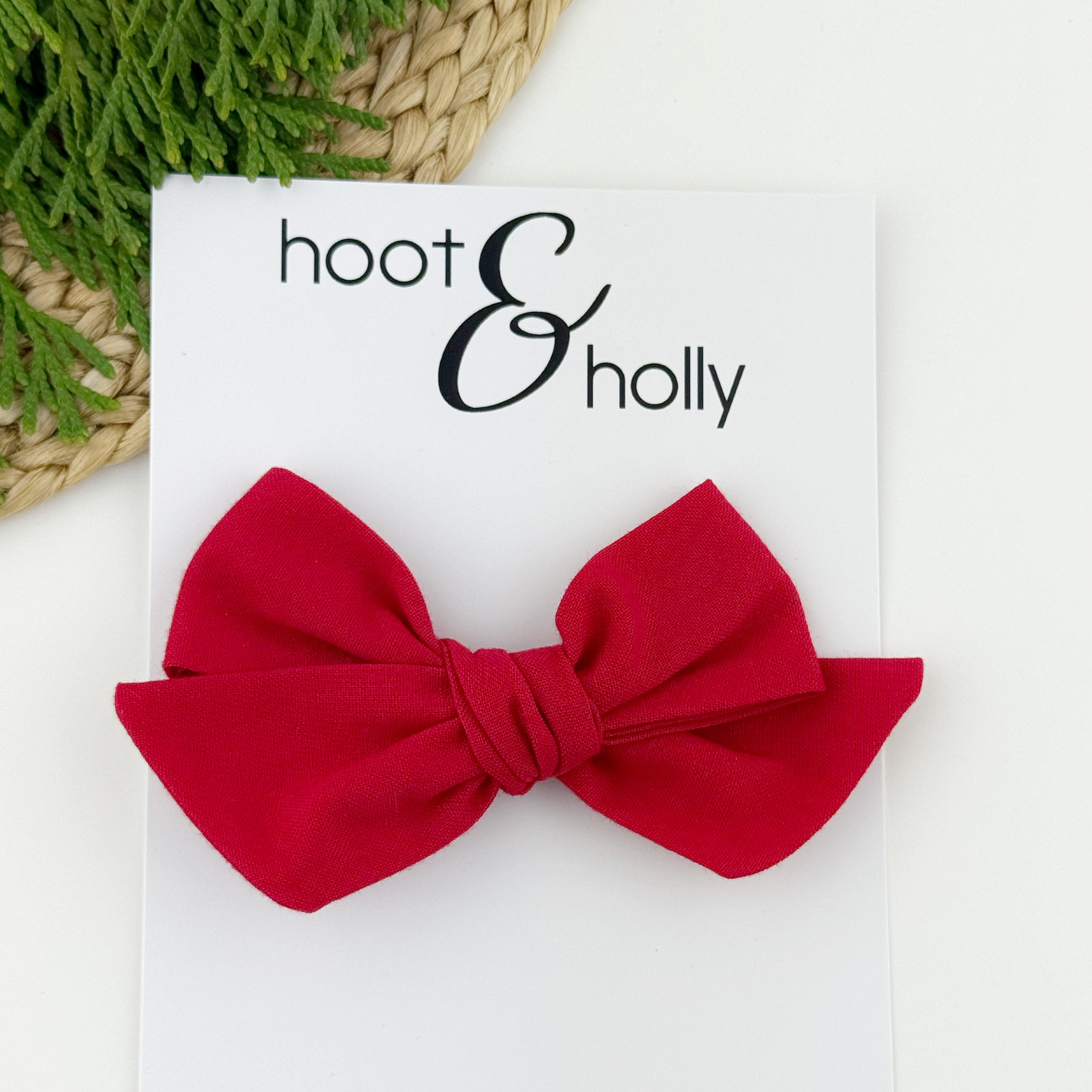 Victoria Bow - Little Reindeer and Red