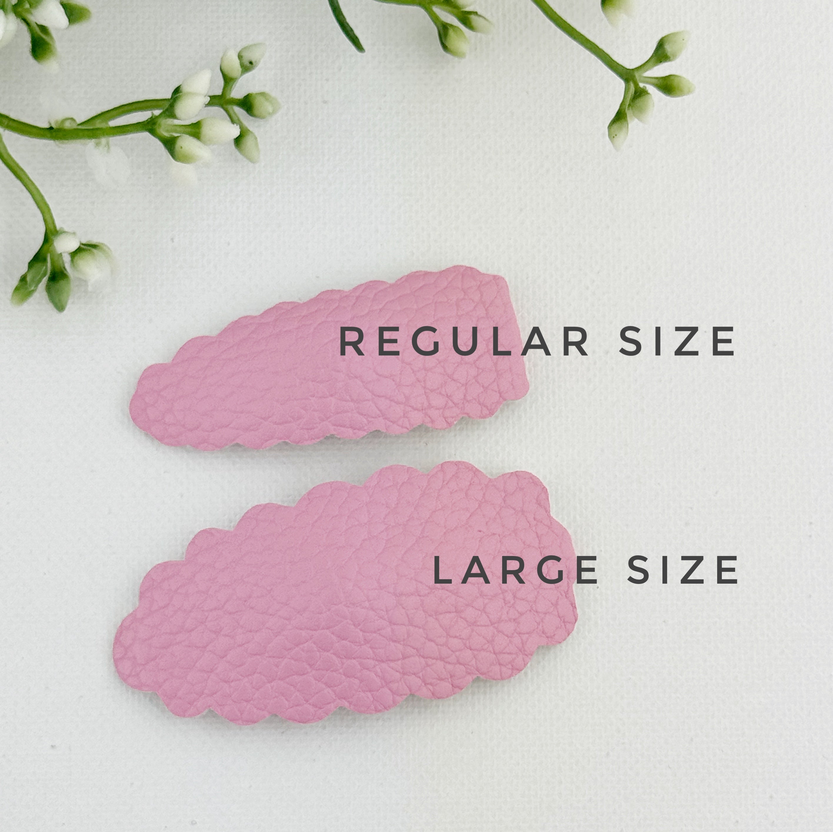 LARGE Snap Clips - Dainty Floral