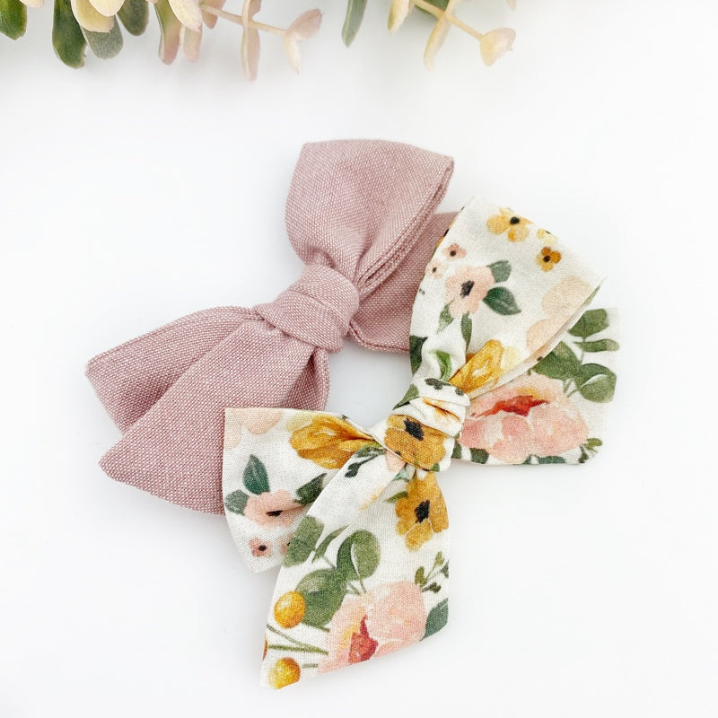 Victoria Bow - Sunset Floral