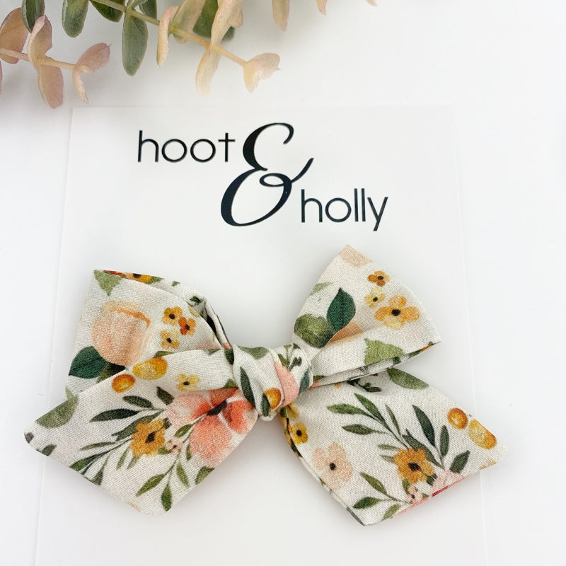 Victoria Bow - Sunset Floral