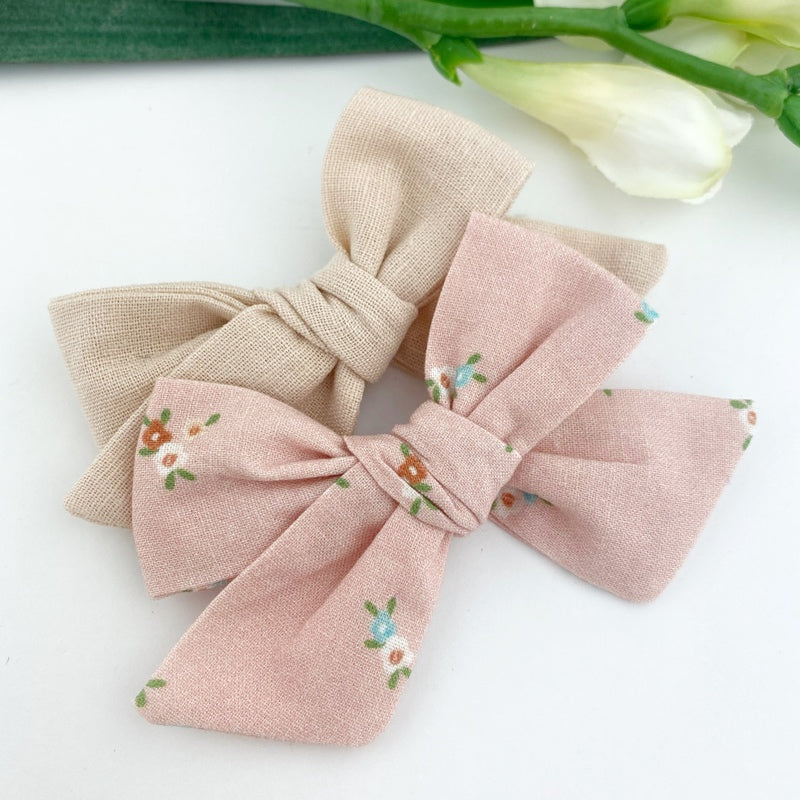 Victoria Bow -  Pink Posies