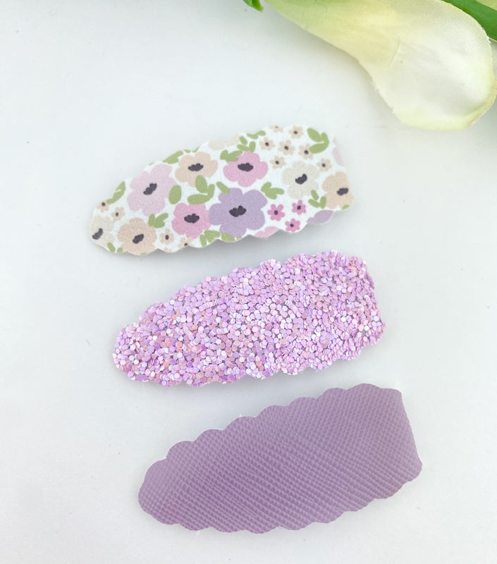Snap Clips -  Lavender Bloom