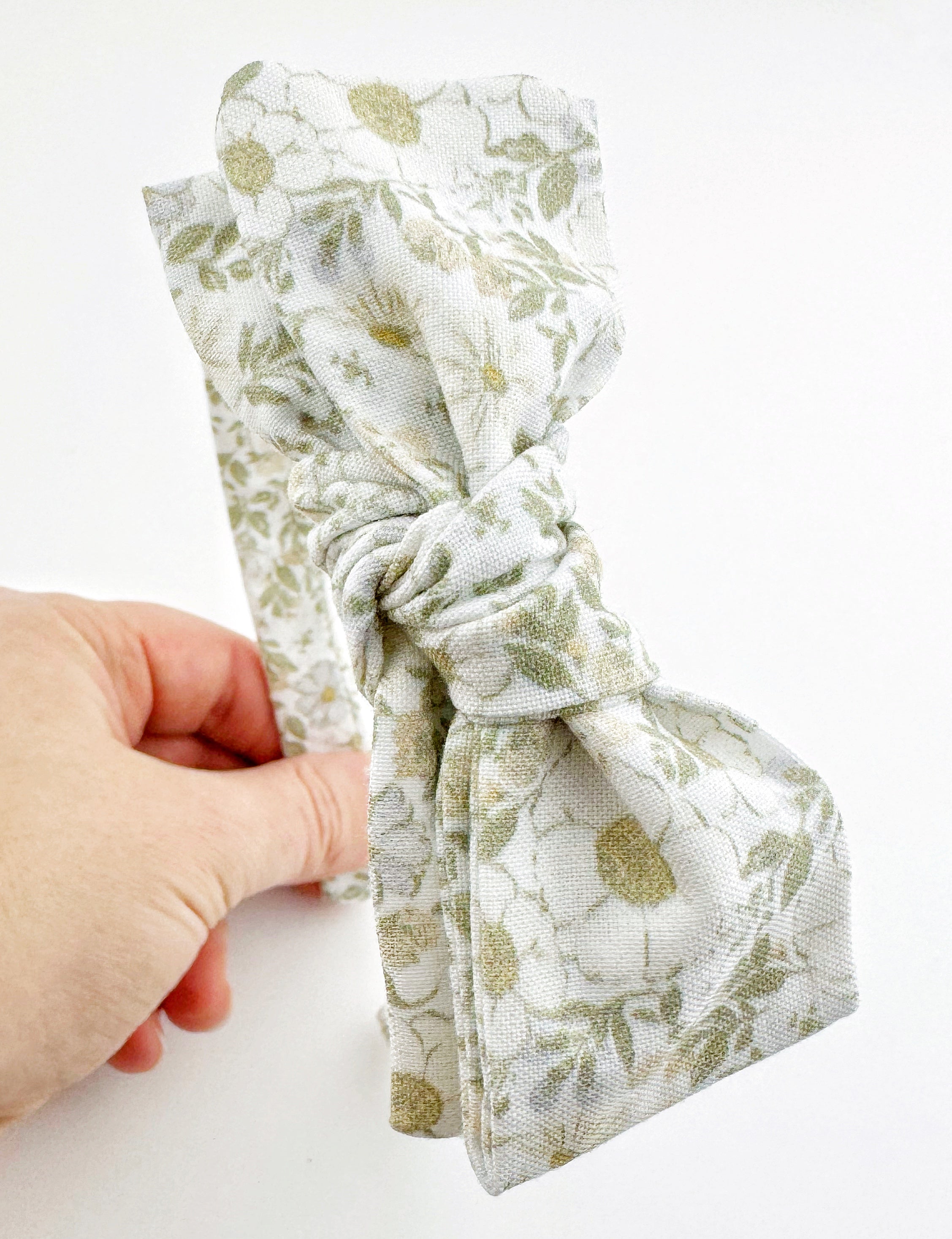 Paris Bow Headband - CHILD - Muted Pansies