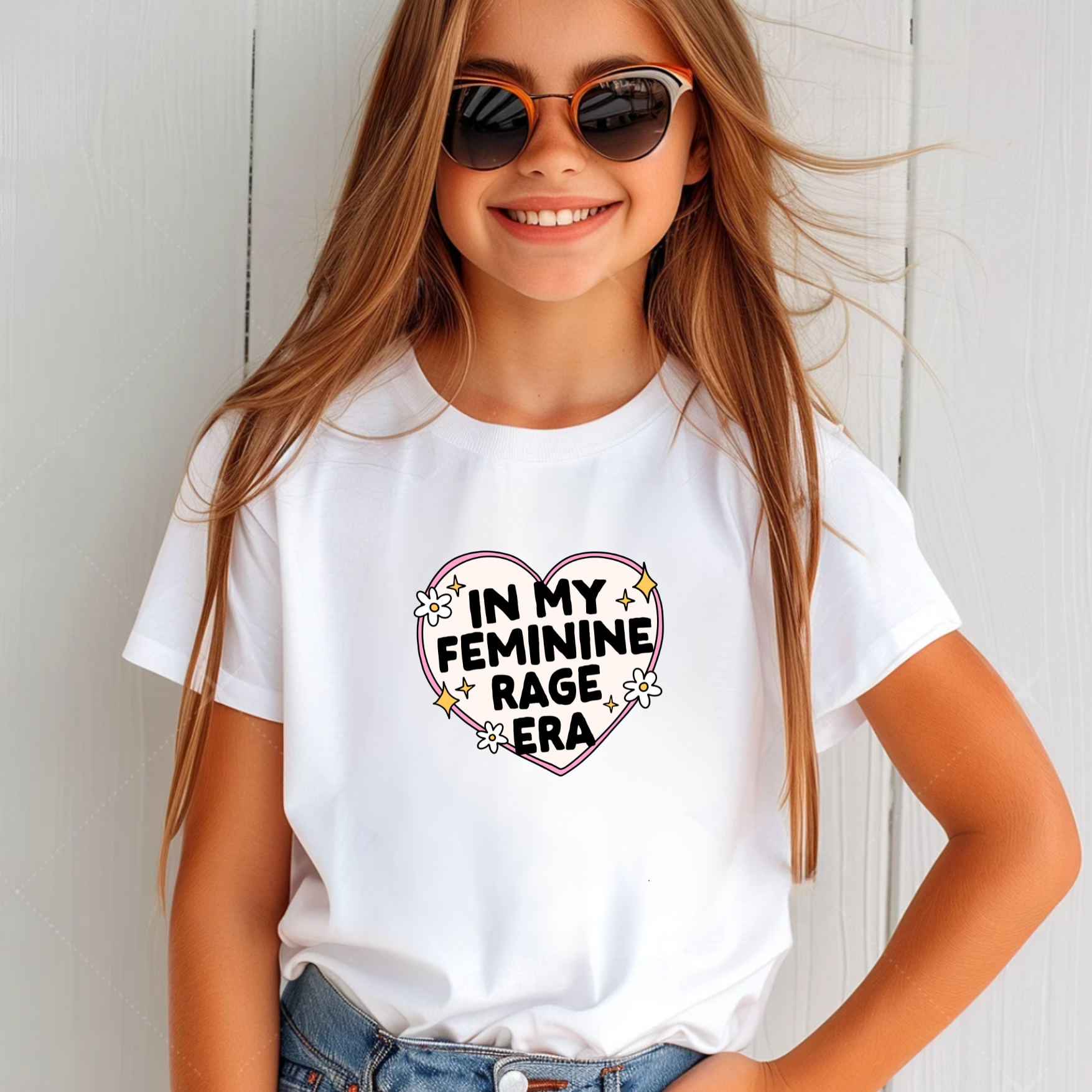 Feminine Rage - T-Shirt - Youth (3 colour options)