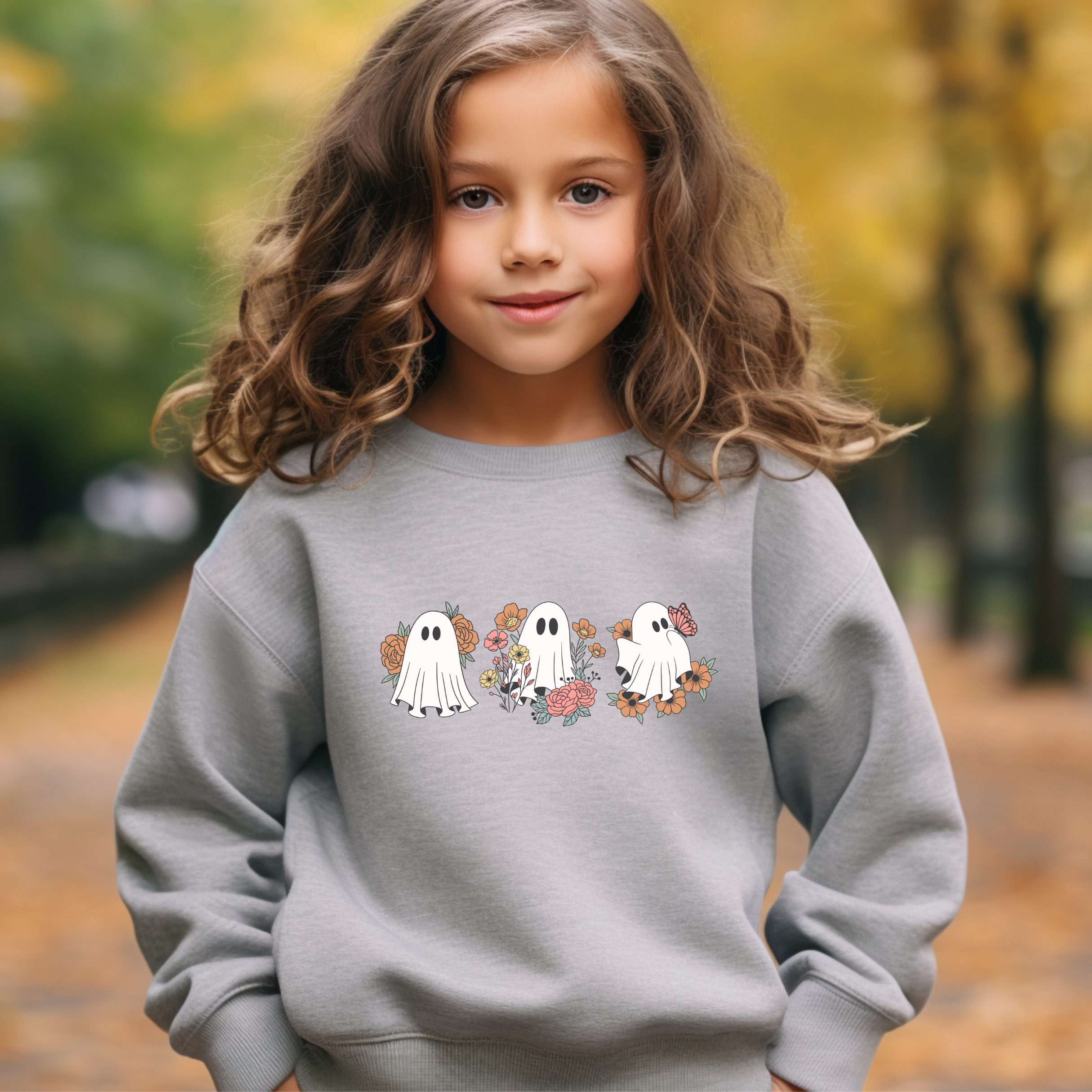 Ghosts in the Garden - Sweatshirt - Toddler to Youth (2 Colour Options)