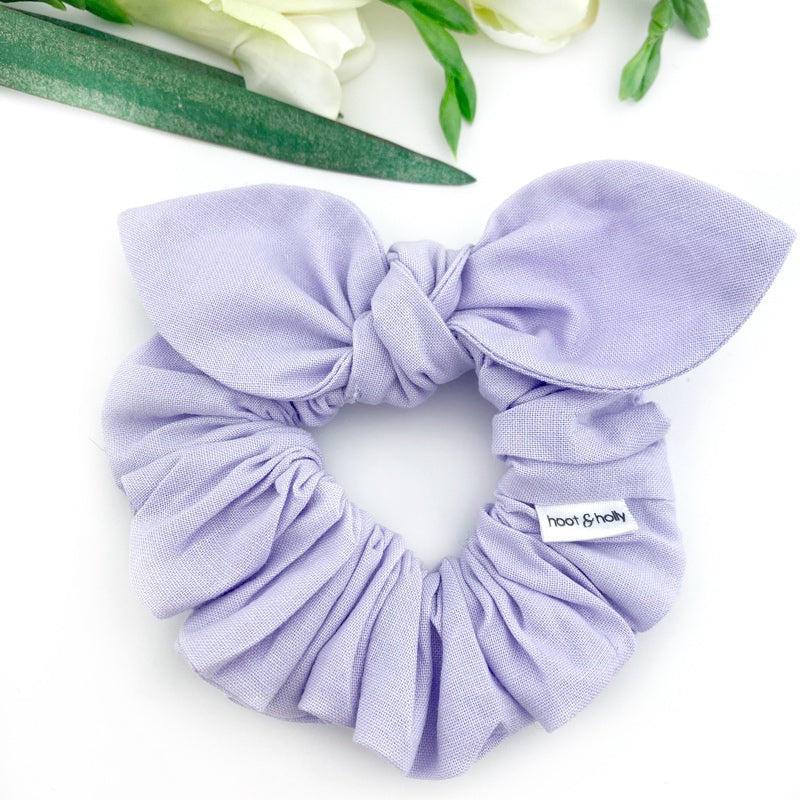 Regular Knot Scrunchies - Lavender - Regular and Mini