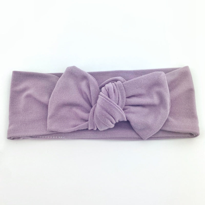 Top Knot Headband - Lavender Haze - Newborn to Adult