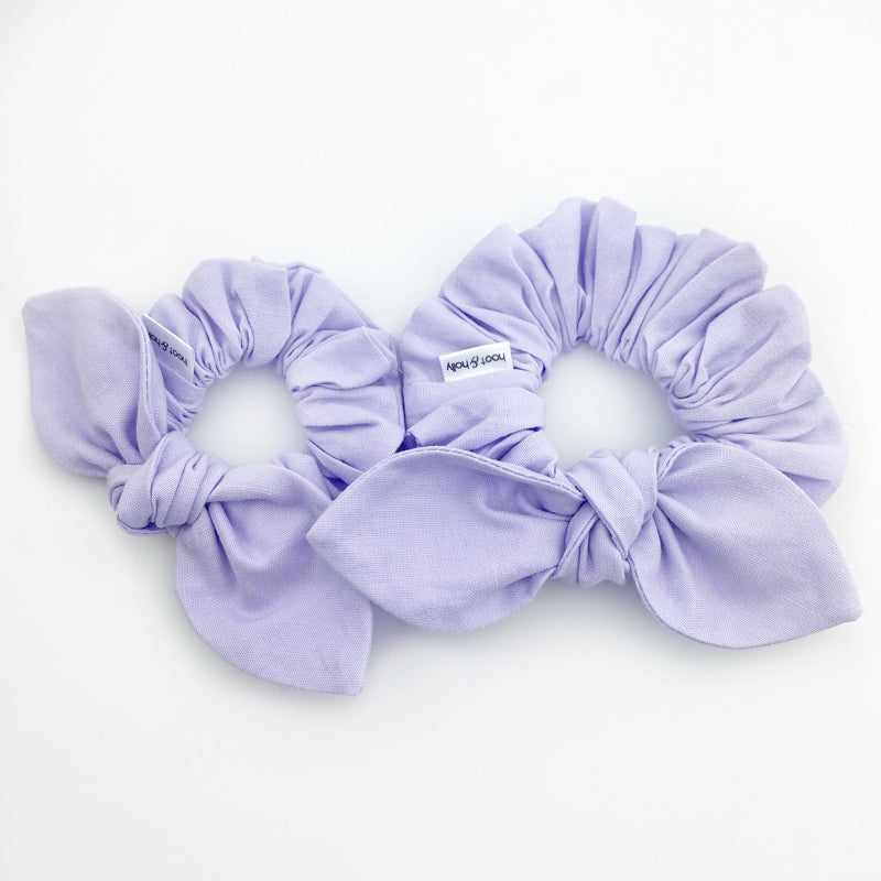 Regular Knot Scrunchies - Lavender - Regular and Mini