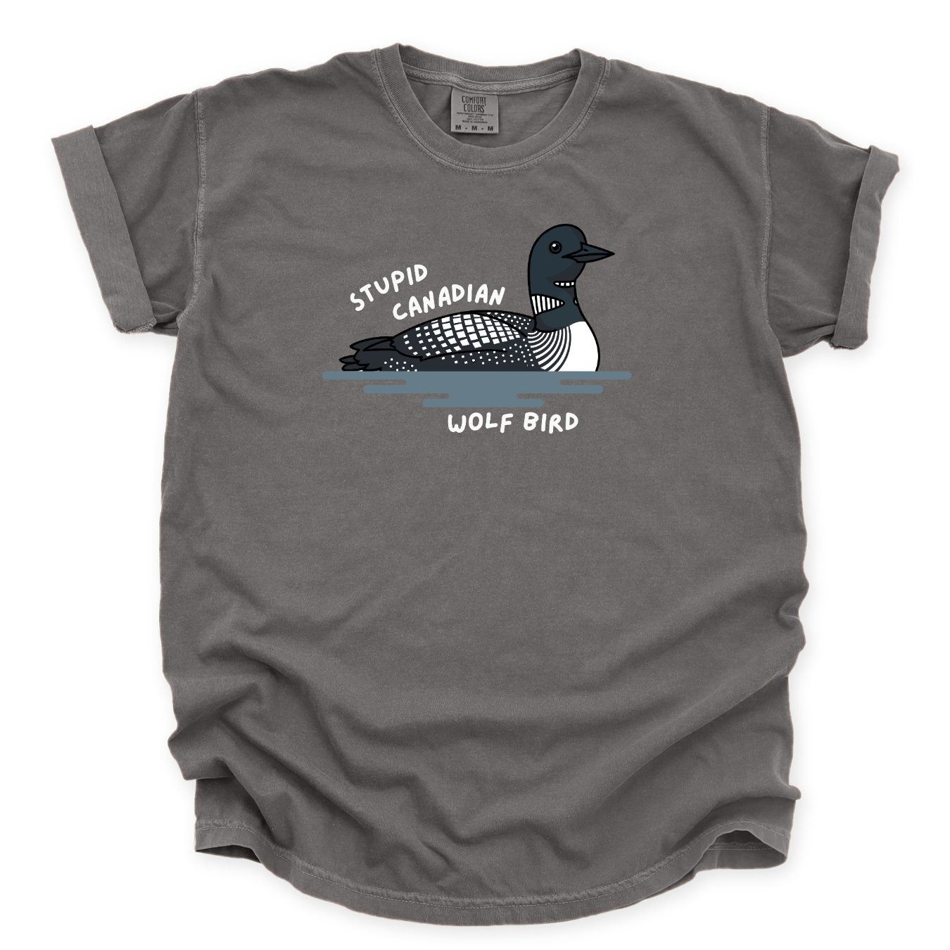 Stupid Canadian Wolf Bird - T-Shirt - Adult