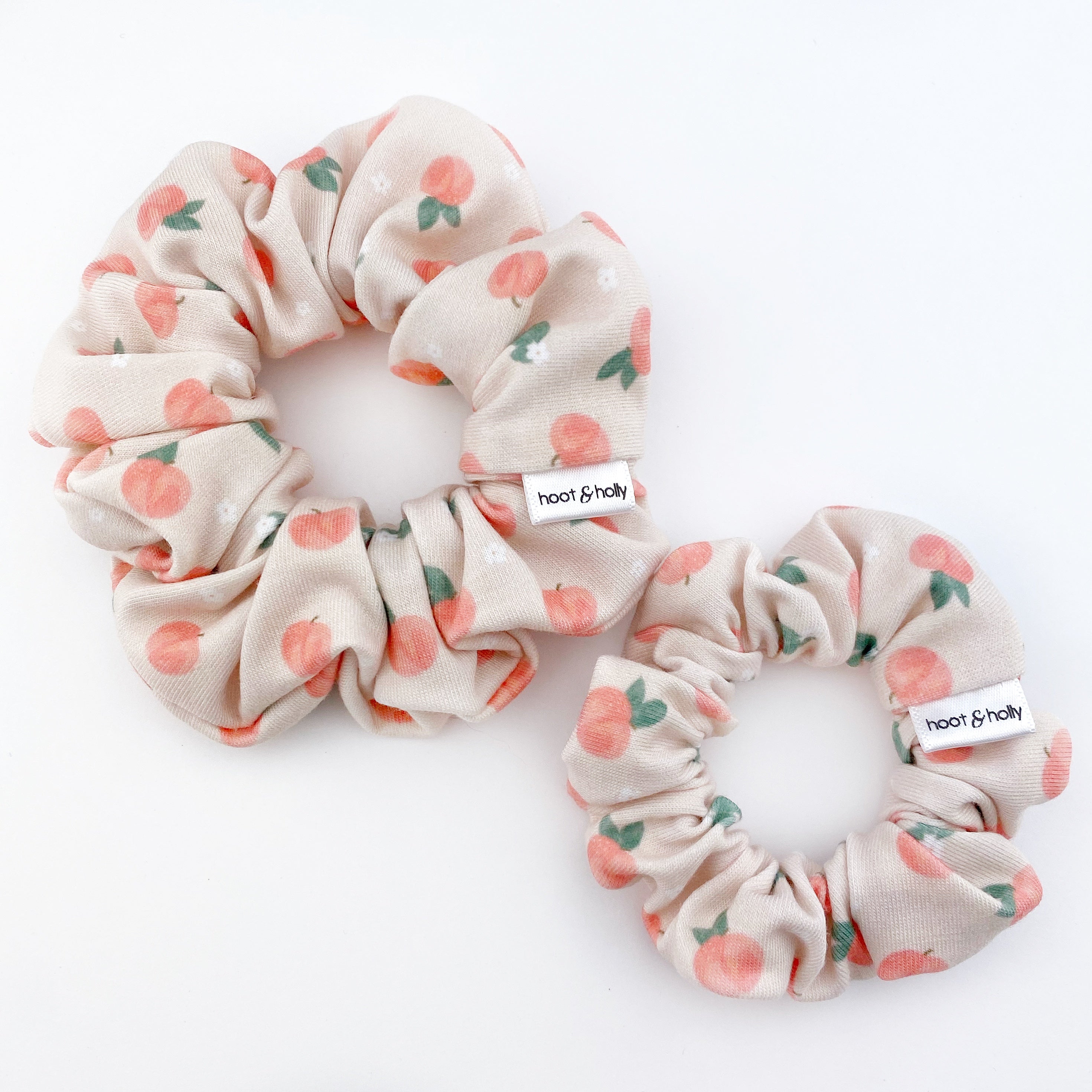 Scrunchies - Peaches - Regular and Mini