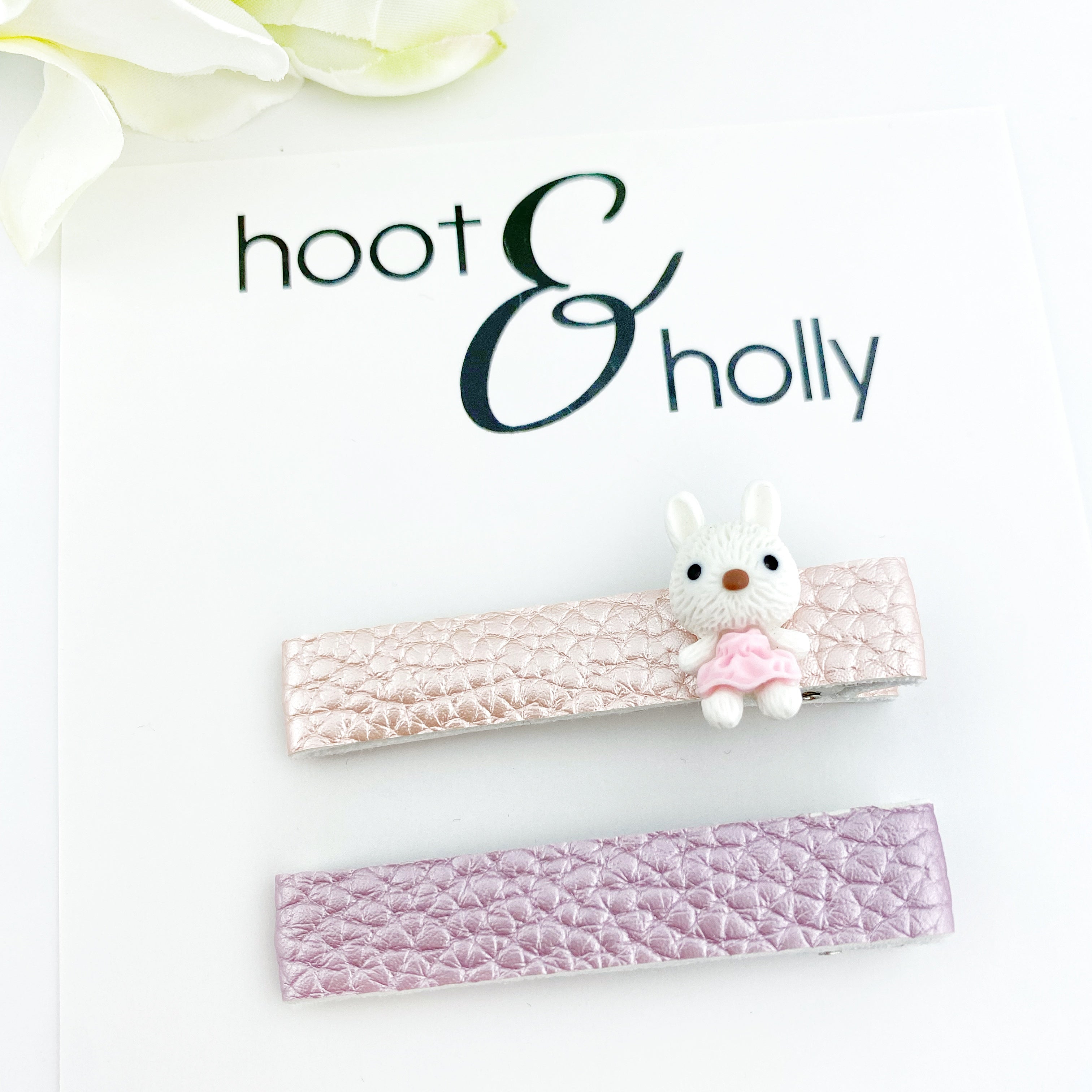 Long Bar Clips - Ballerina Bunny Set