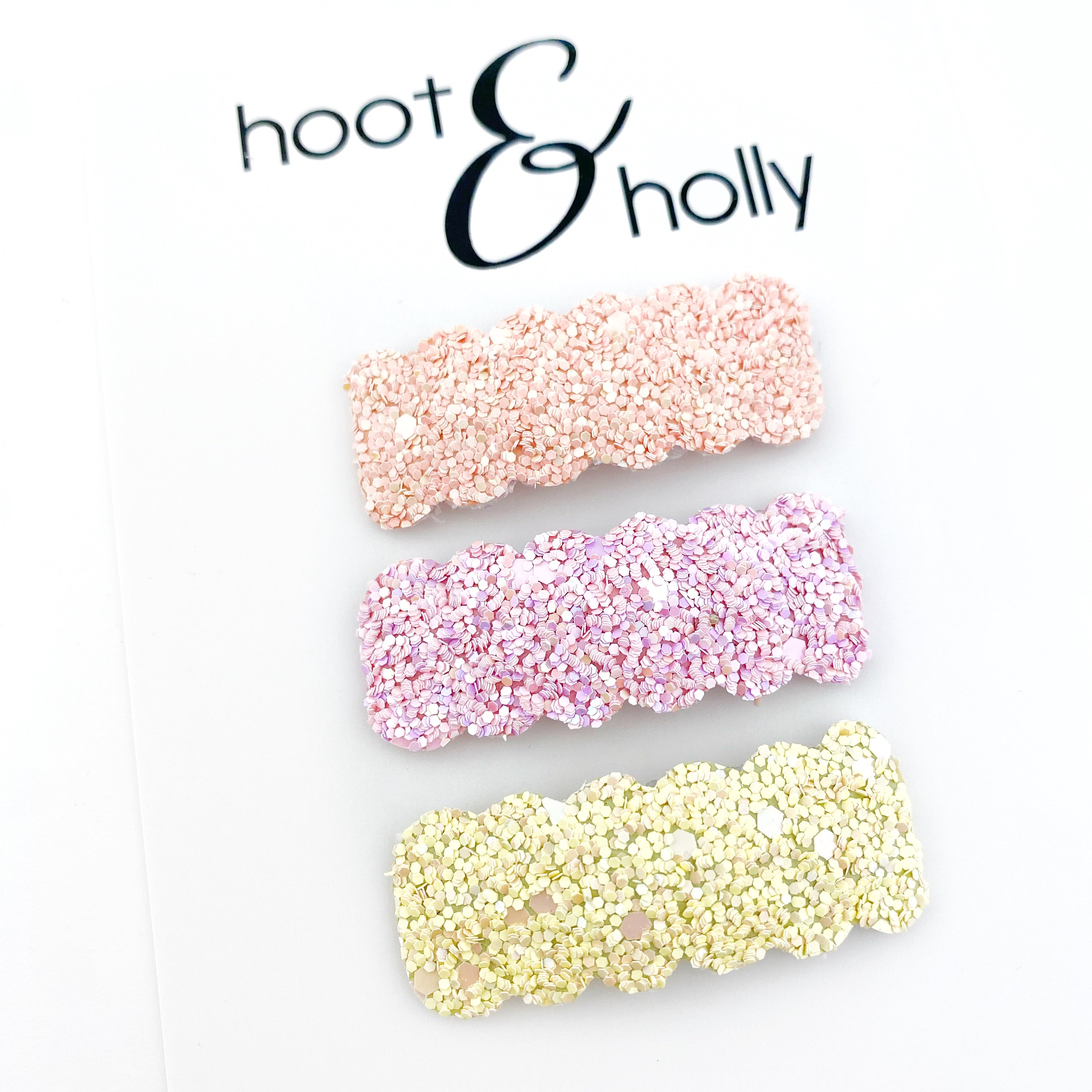 Oh Snap Clips -  Matte Glitter