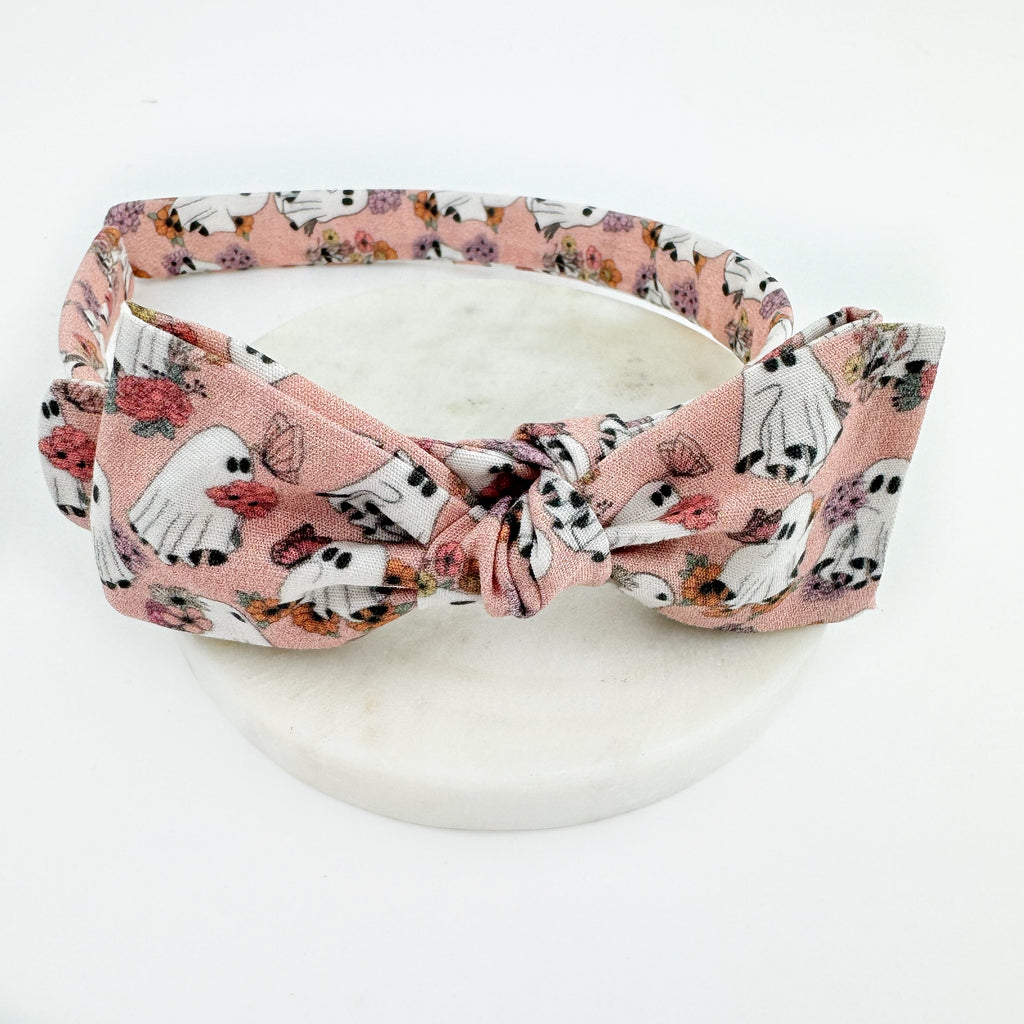 Paris Bow Headband - Ghosts in the Garden