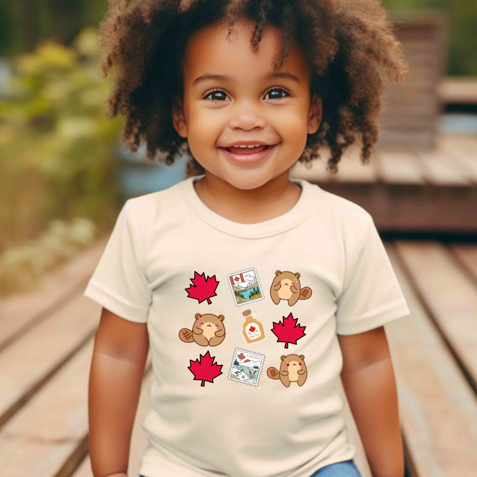 kids Canada t-shirt, kids Canada Beaver t-shirt