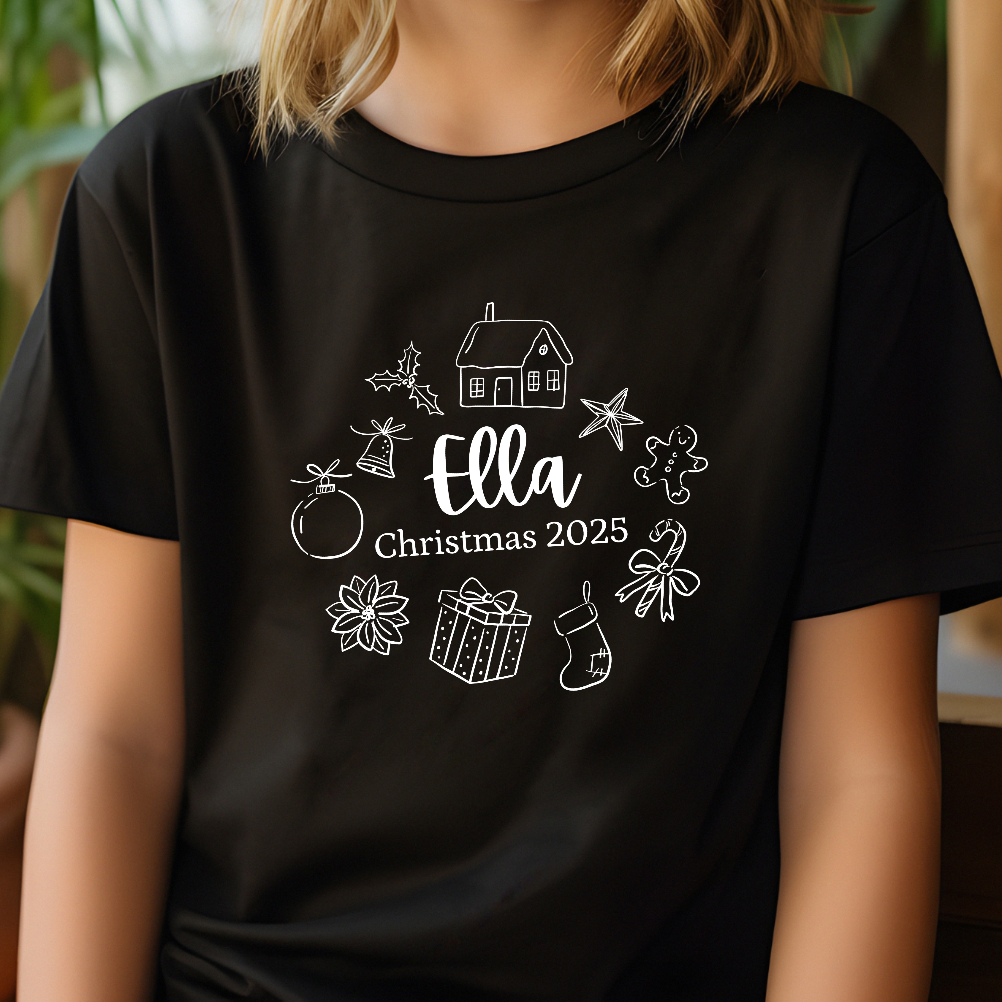 Personalized FIRST NAME -  Holiday Traditions - T-Shirt - Toddler to Youth