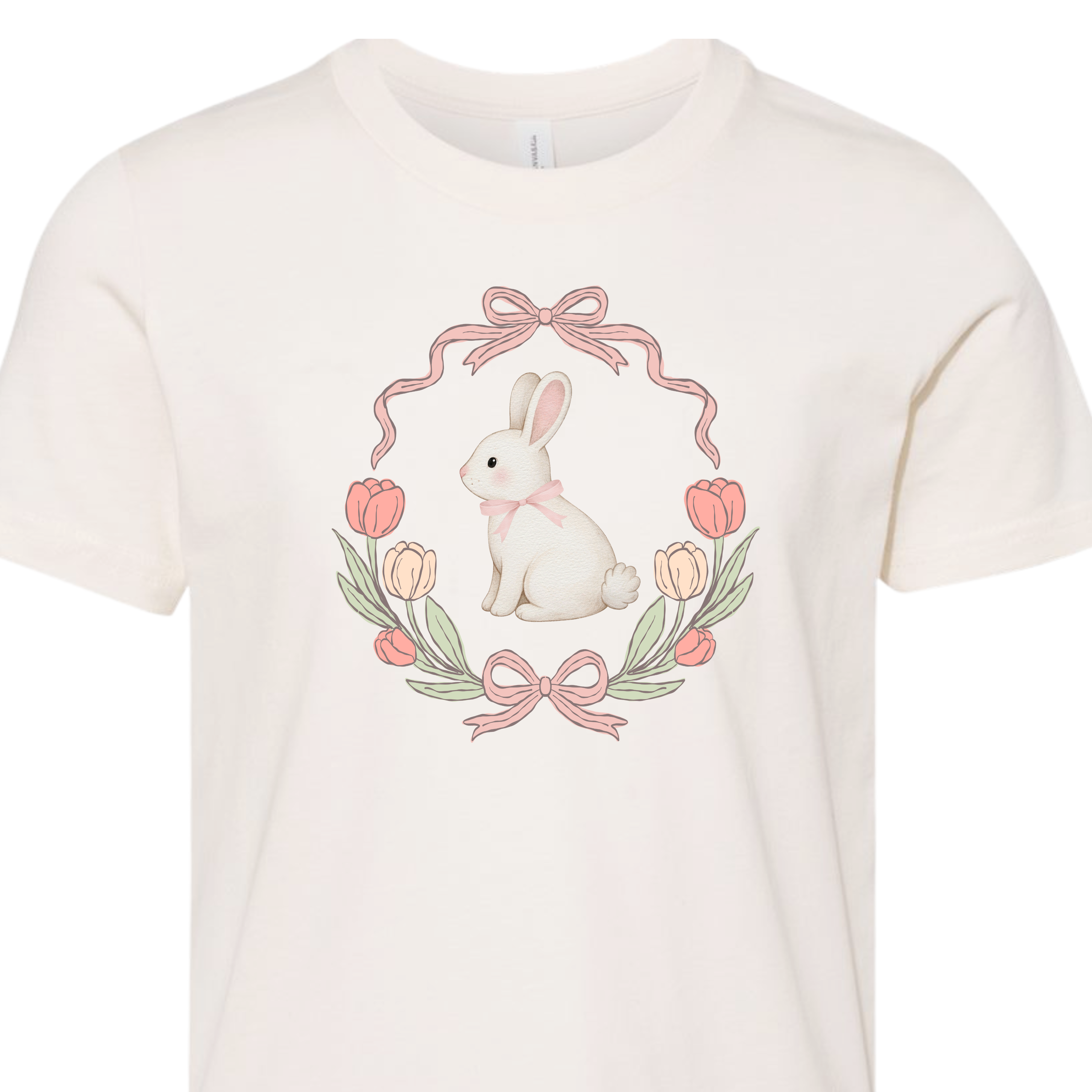 Bunny and Blooms - T-Shirt - Toddler to Youth