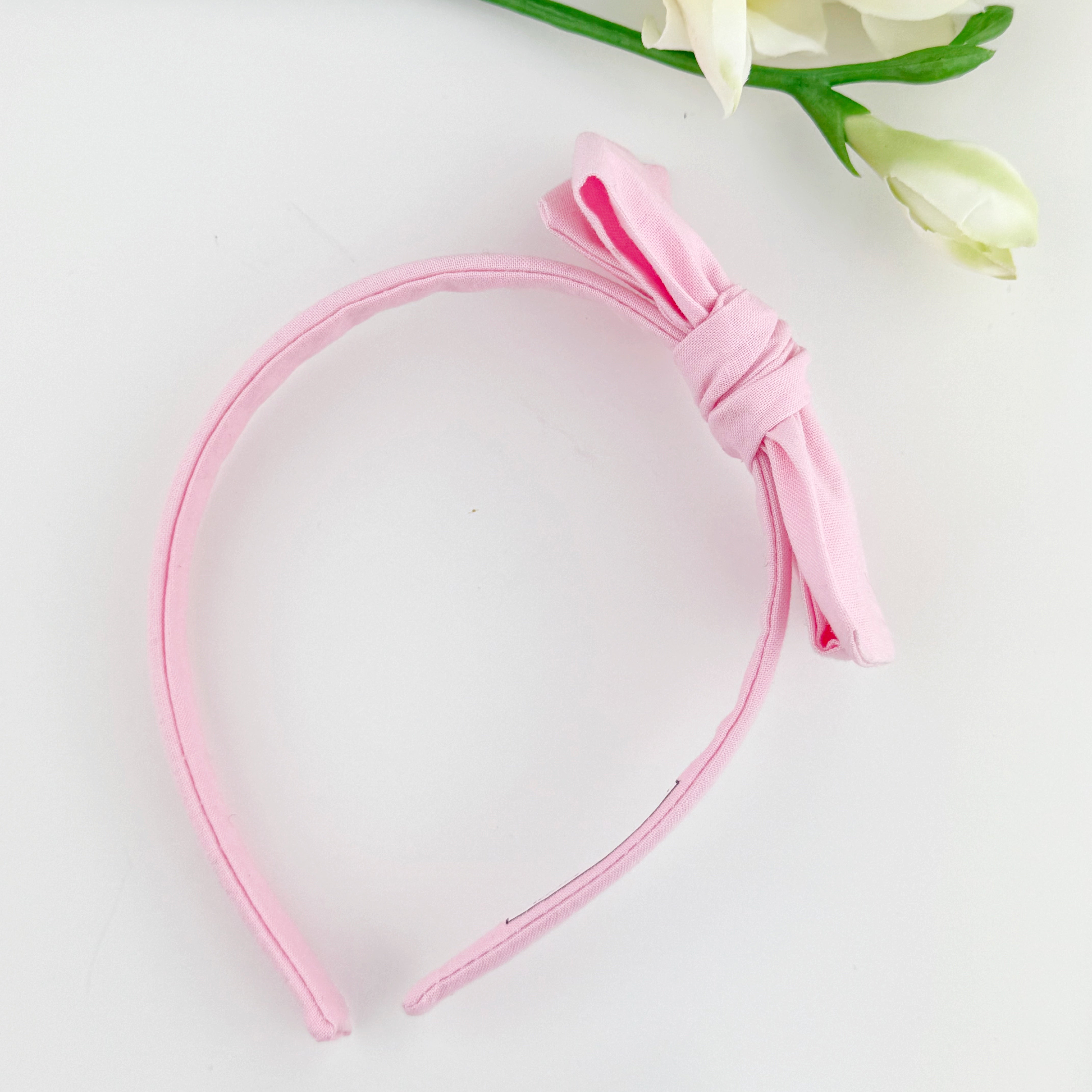 Paris Bow Headband - CHILD- Ballerina Pink