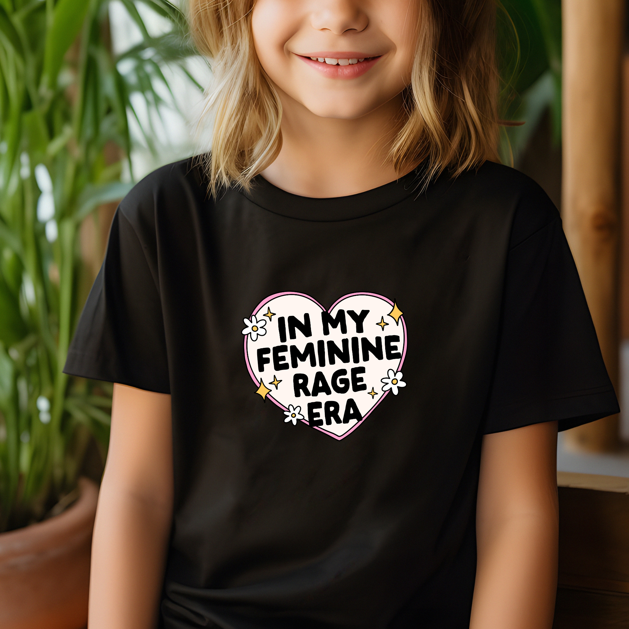 Feminine Rage - T-Shirt - Youth (3 colour options)