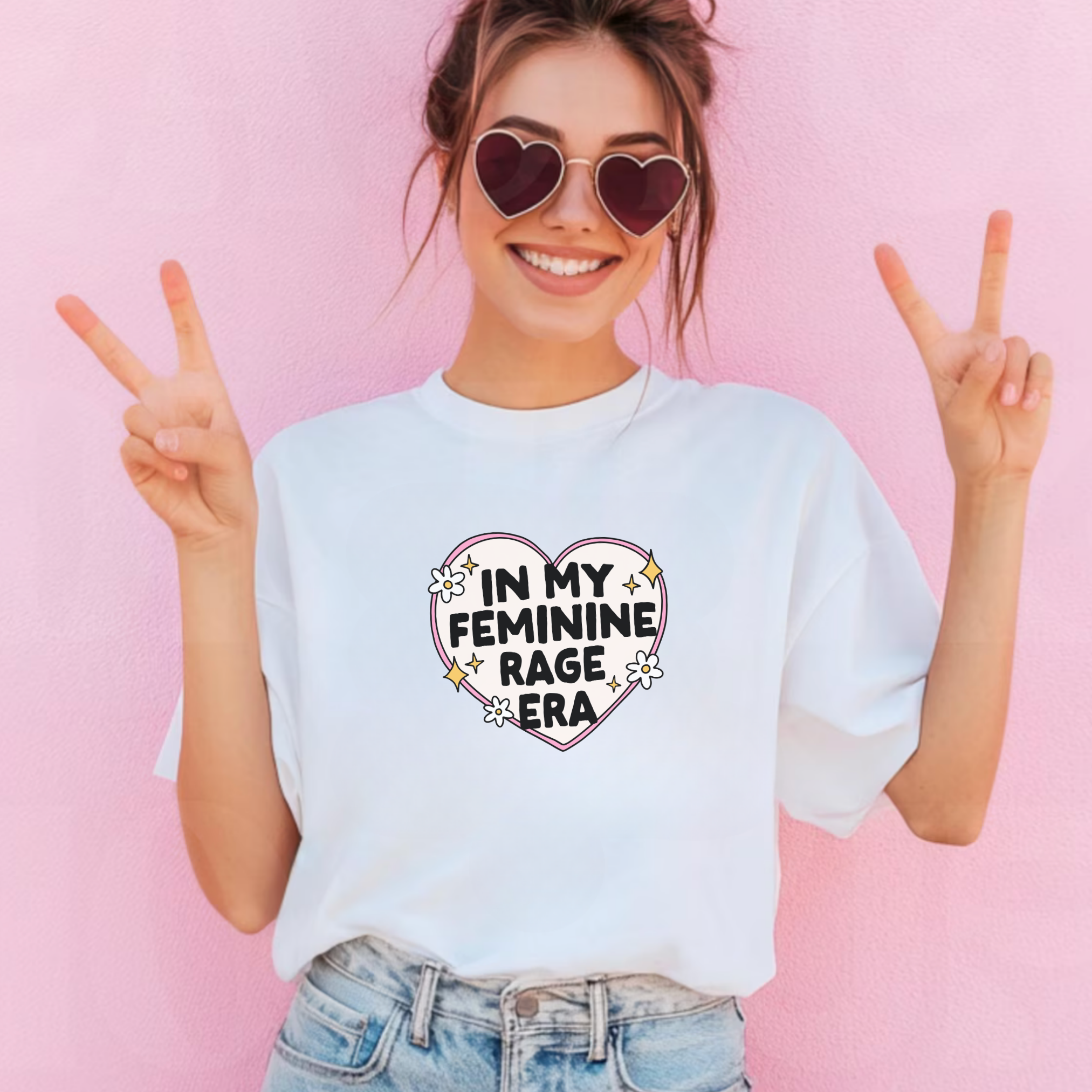 Feminine Rage - T-Shirt  - Adult (4 colour options)