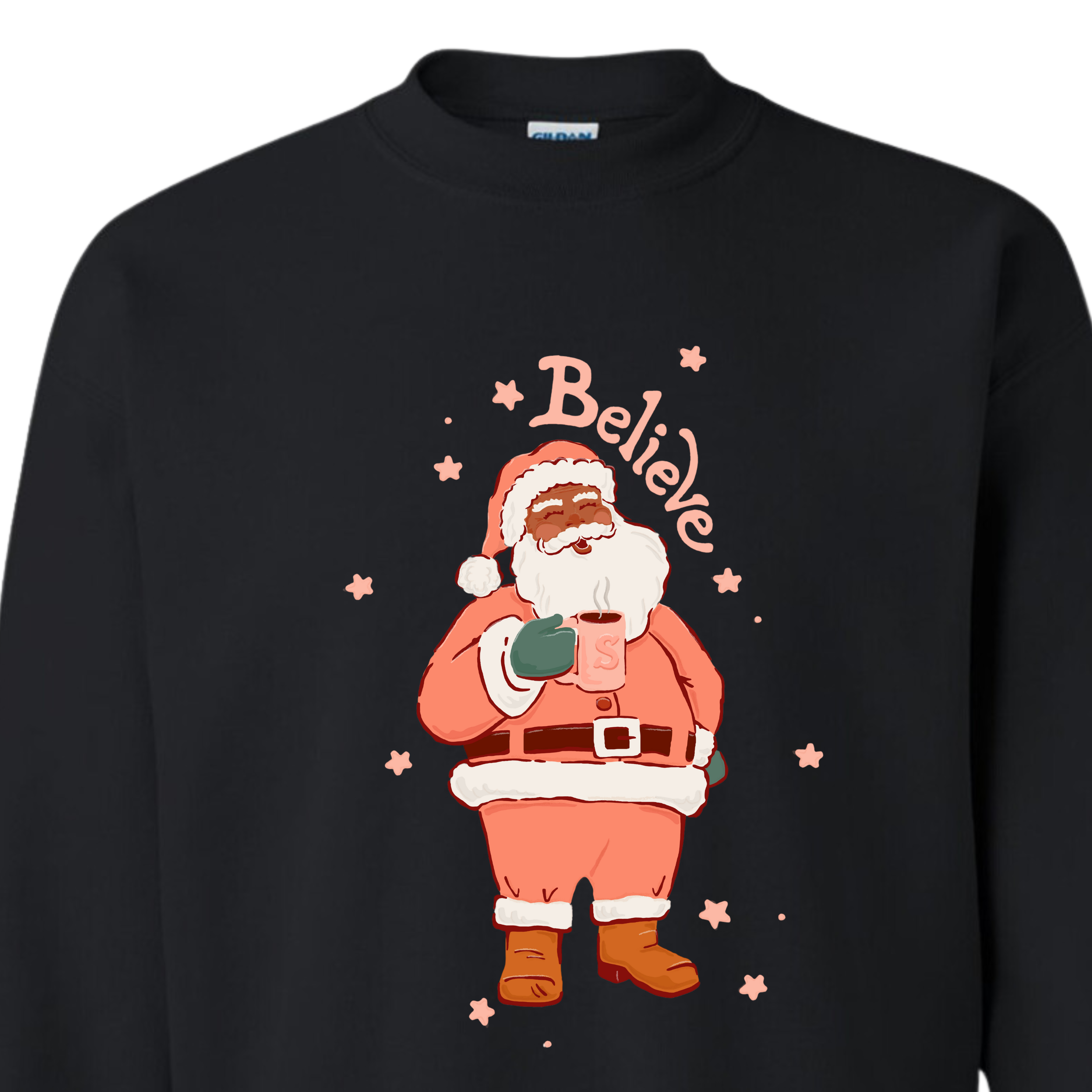 Santa One - Sweatshirt - Toddler to Youth ( 2 Colour Options)