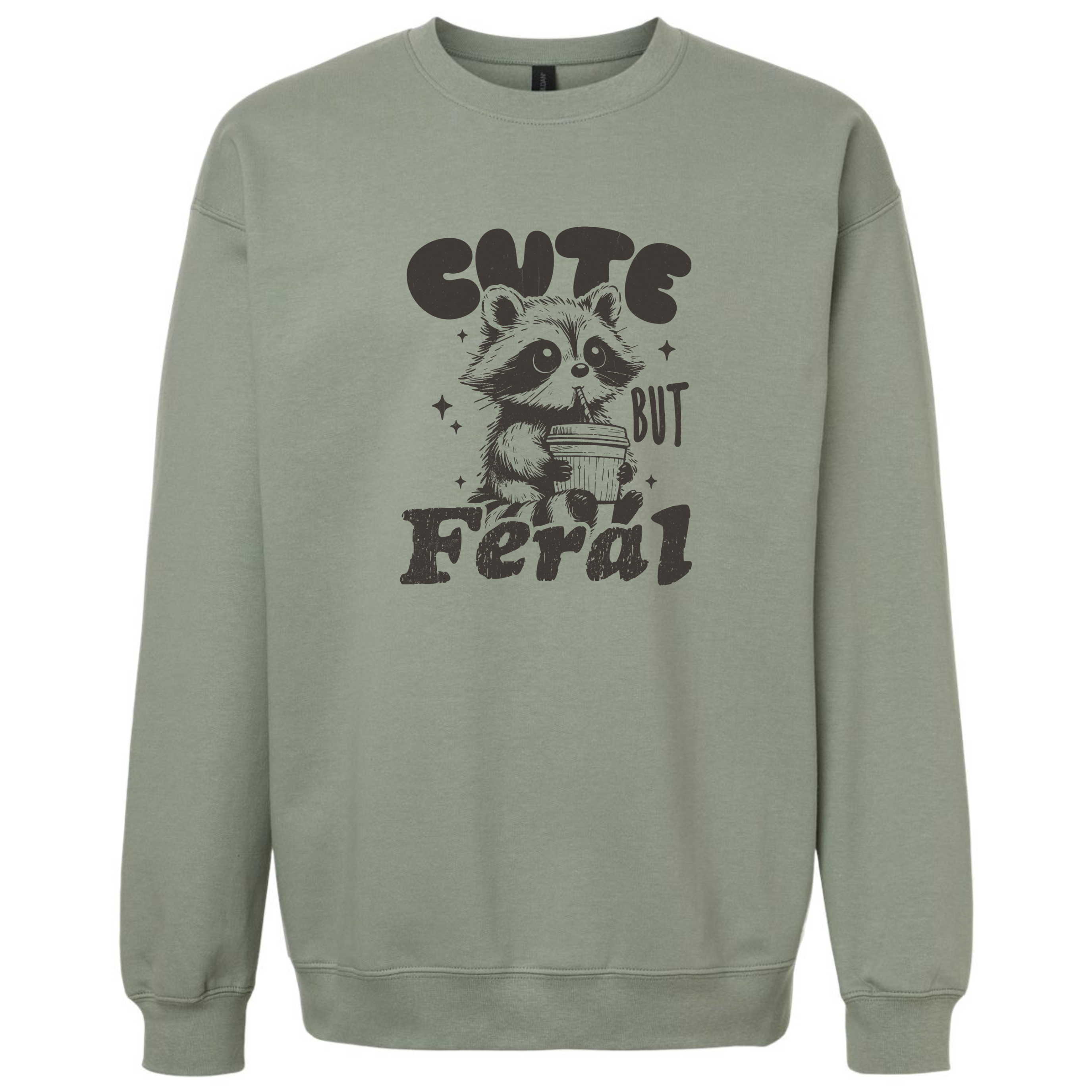 Cute But Feral - Sweatshirt - Adult