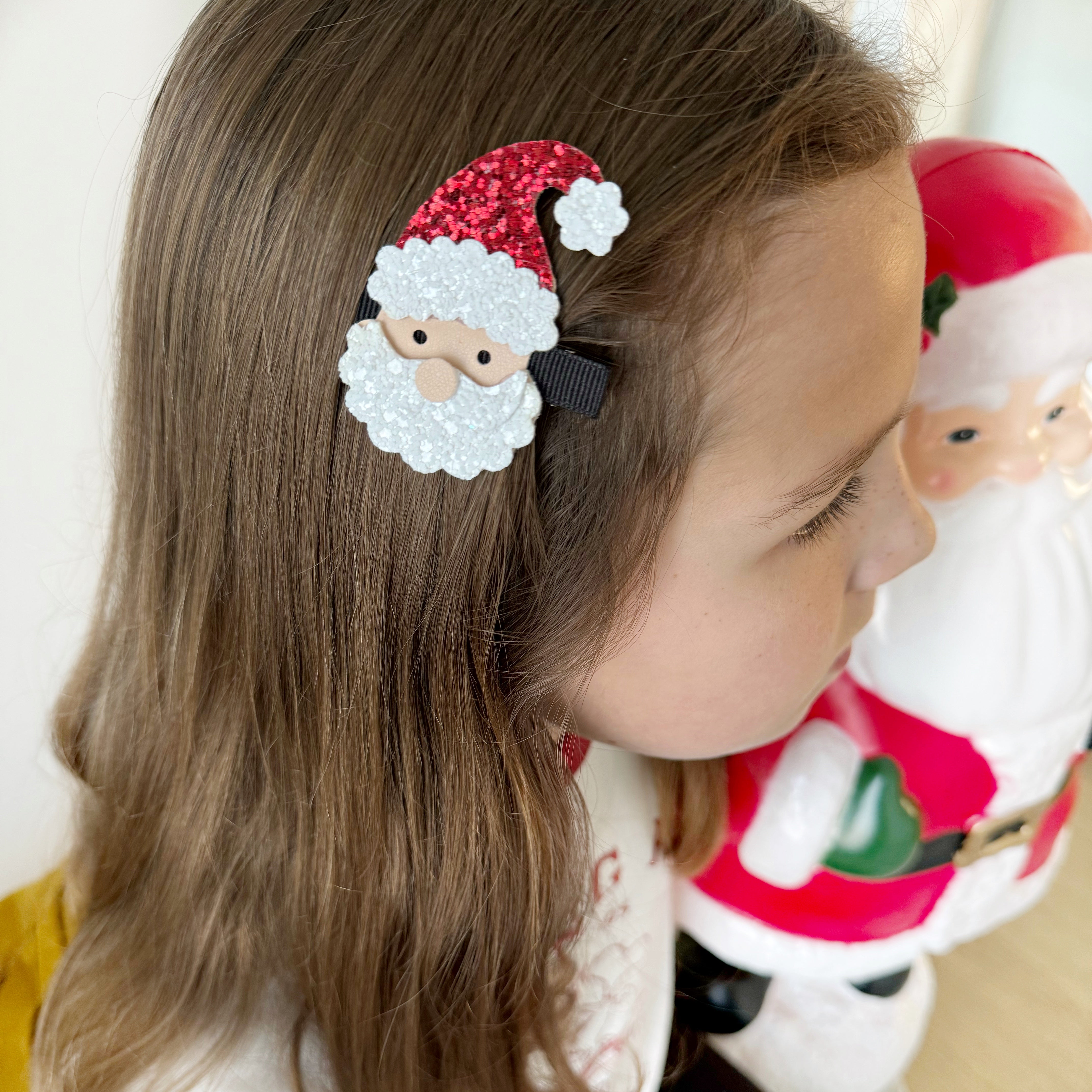 Santa - Hair Clip