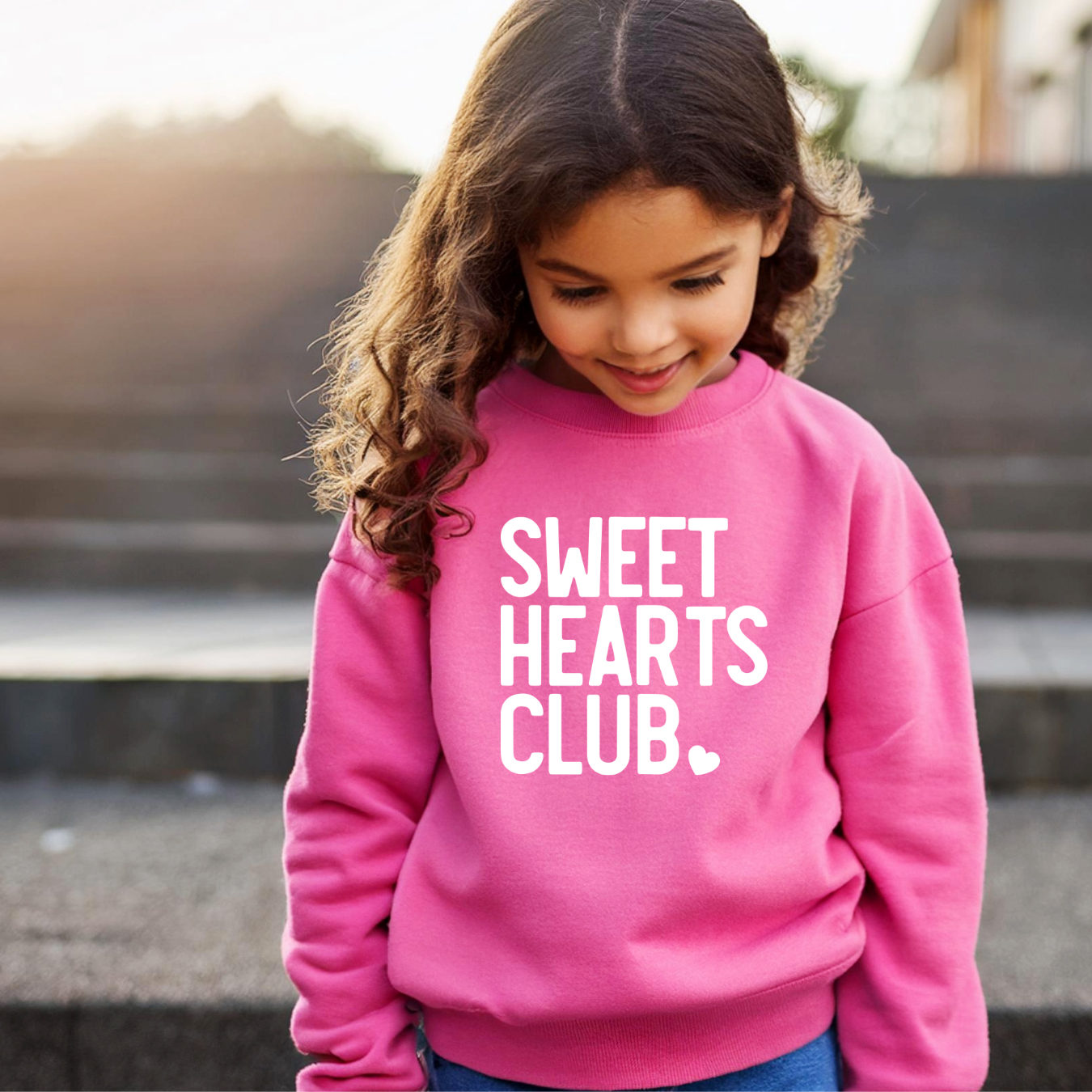 Sweetheart Club -  Crewneck Sweatshirt - Toddler to Youth (3 colour options)