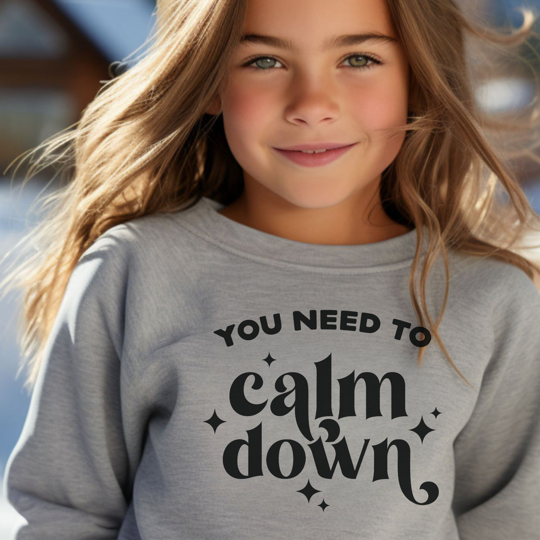 Calm Down - Sweatshirt - Youth (2 Colour Options)