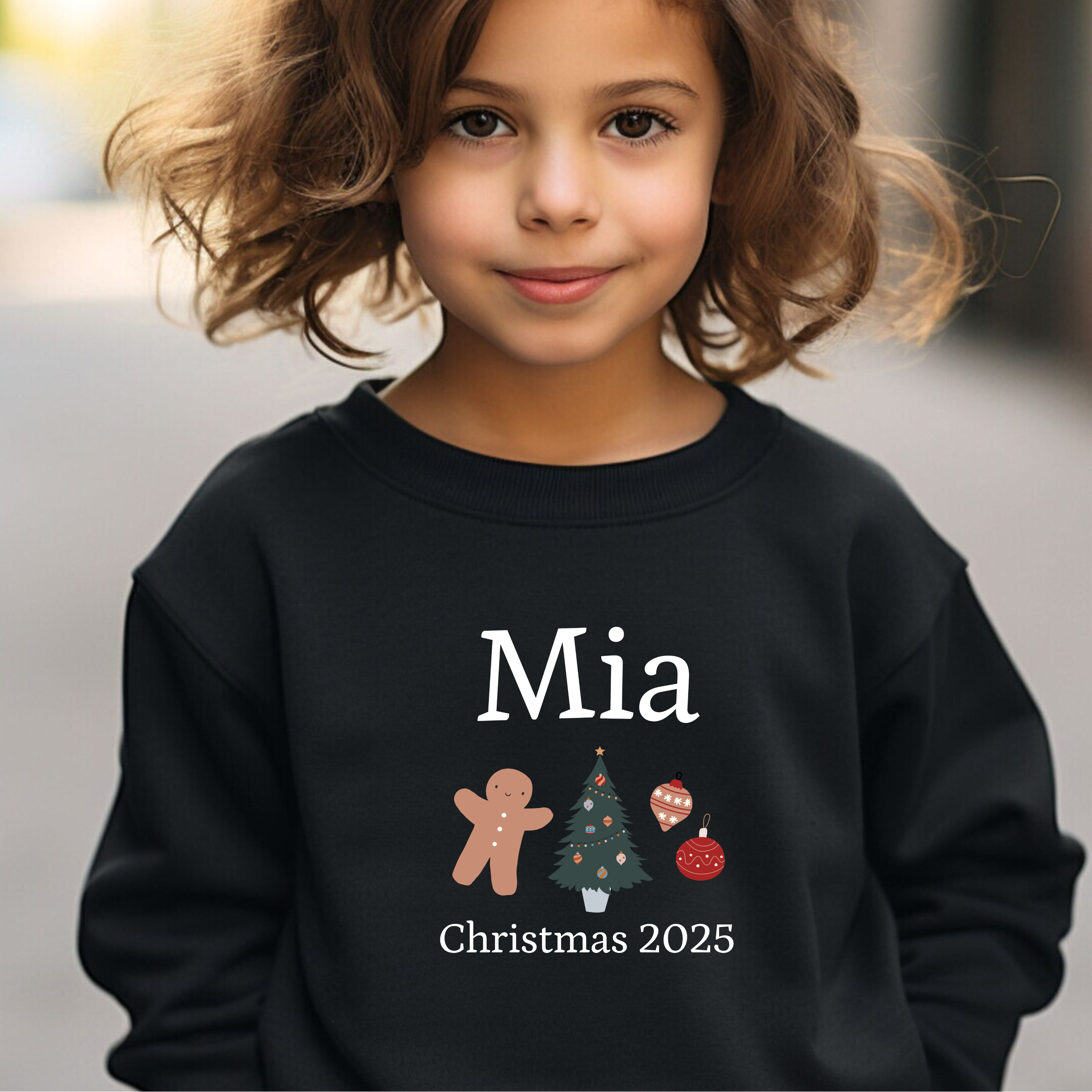 Personalized Christmas sweatshirt child