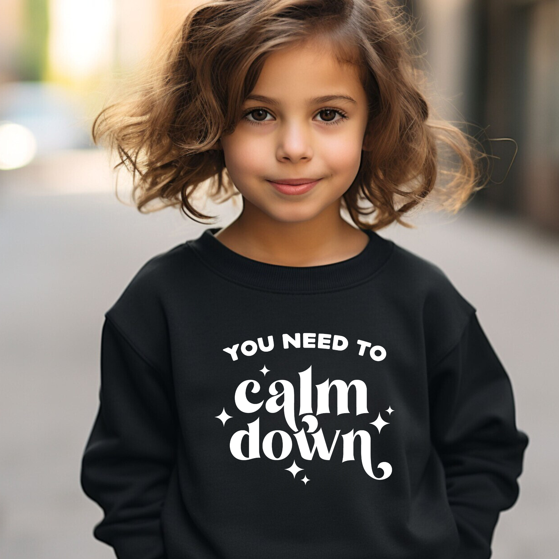 Calm Down - Sweatshirt - Youth (2 Colour Options)