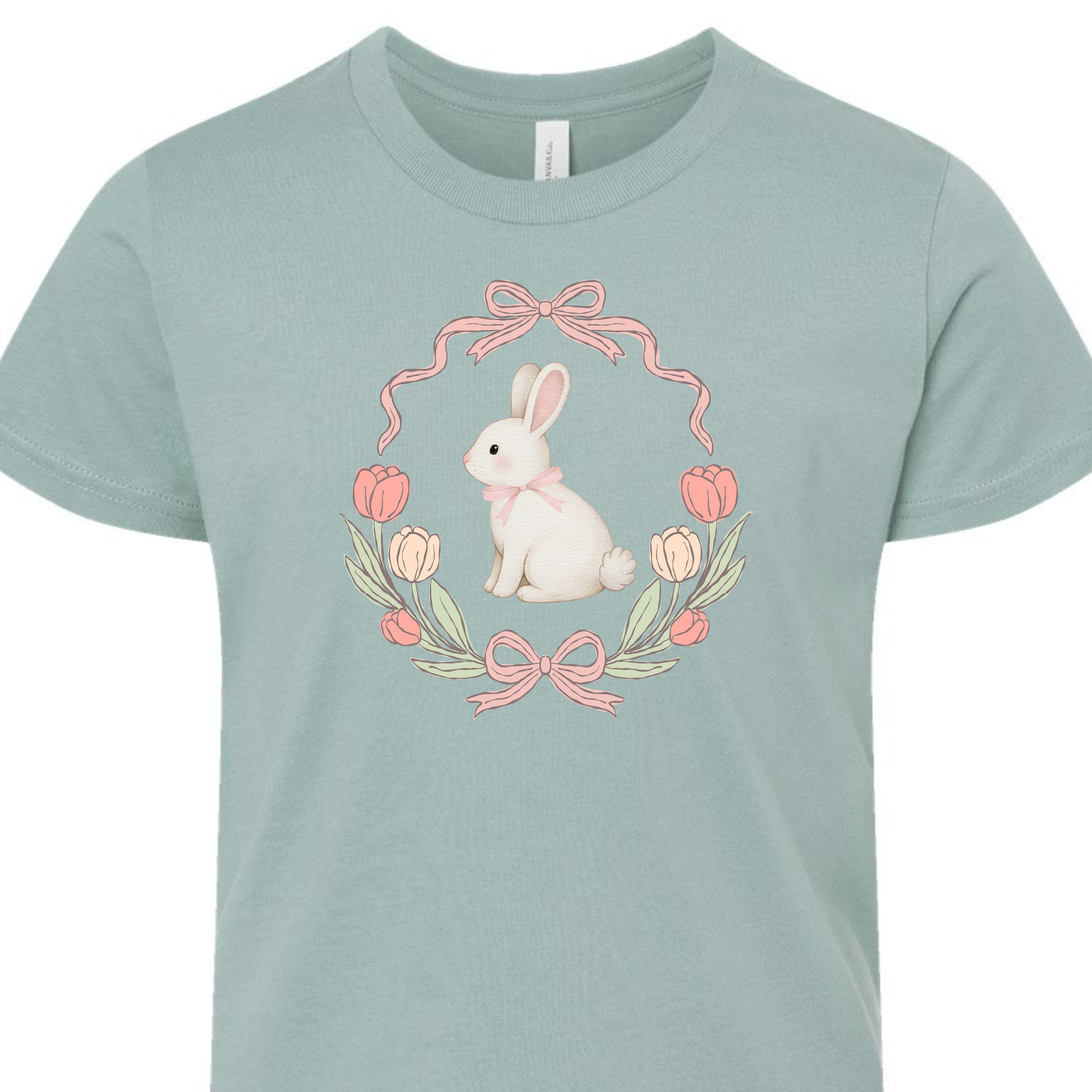 Bunny and Blooms - T-Shirt - Toddler to Youth