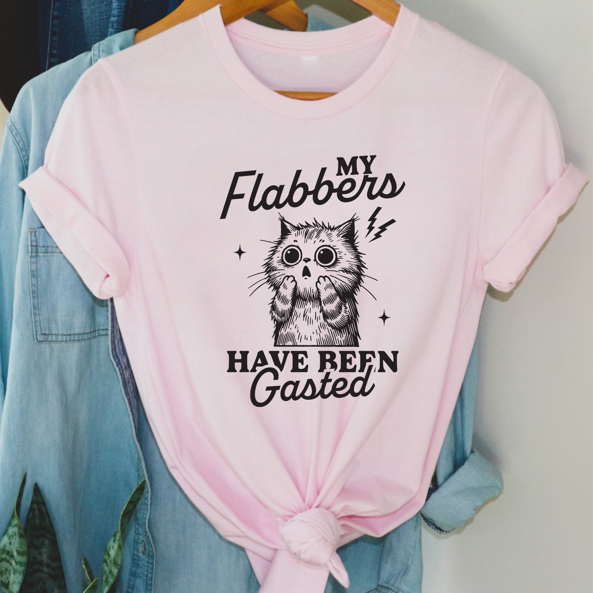 Flabbers Gasted - T-Shirt  - Adult ( 5 colour options)