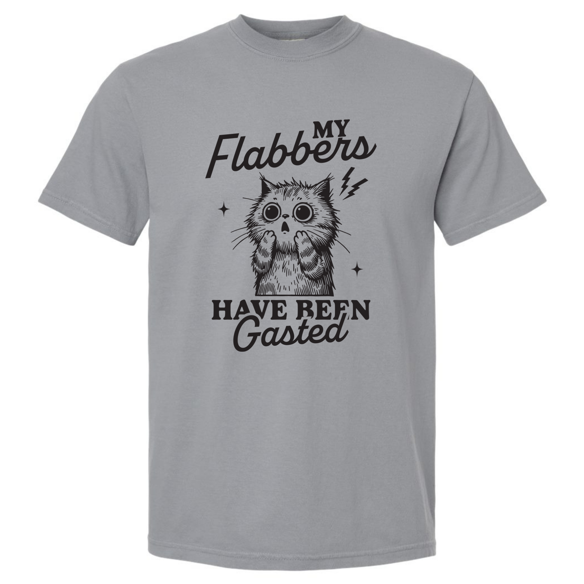 Flabbers Gasted - T-Shirt  - Adult ( 5 colour options)