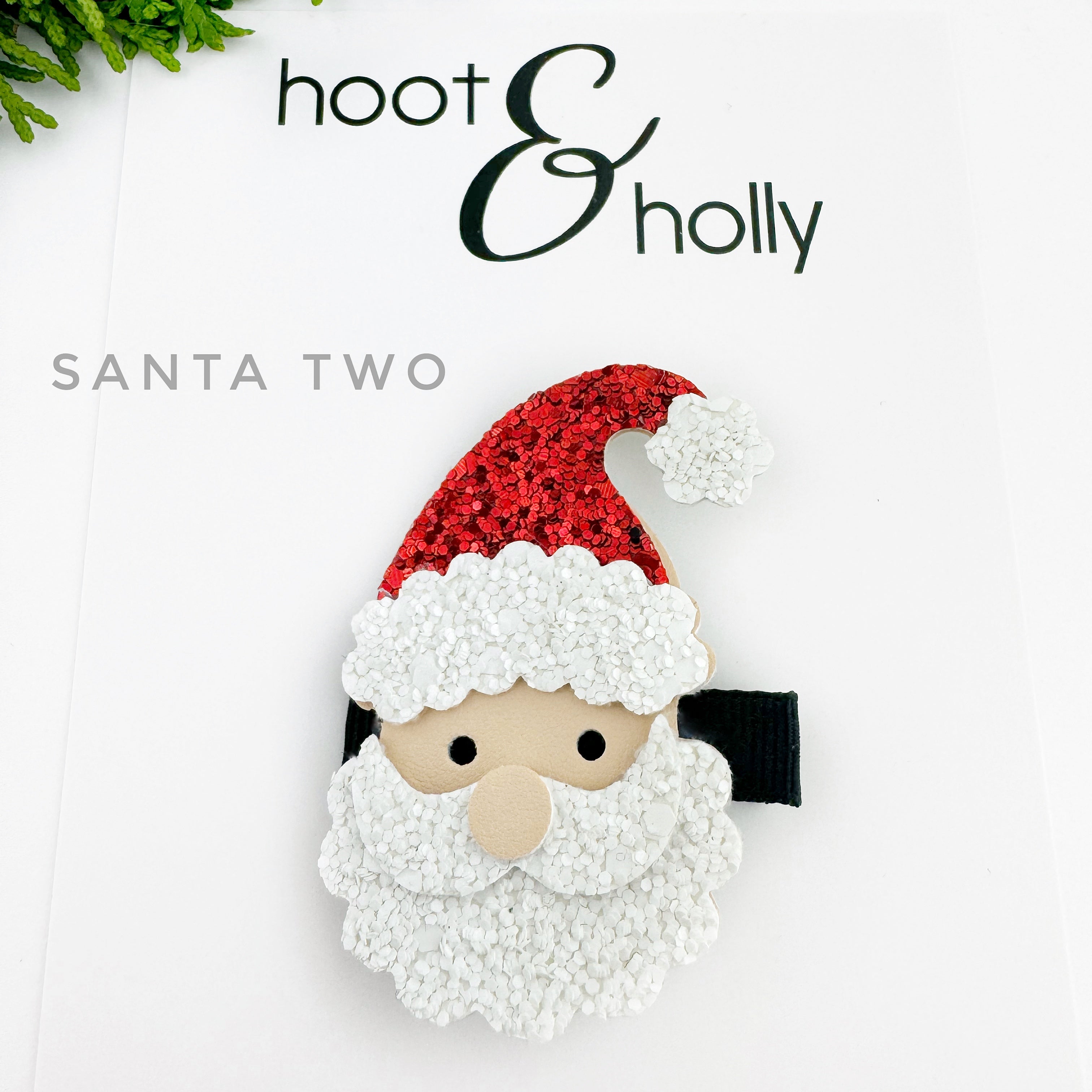 Santa - Hair Clip