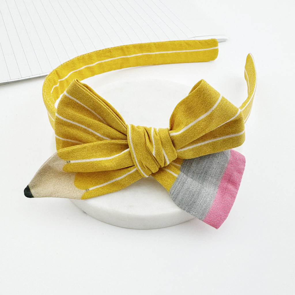 Pencil Bow Headband