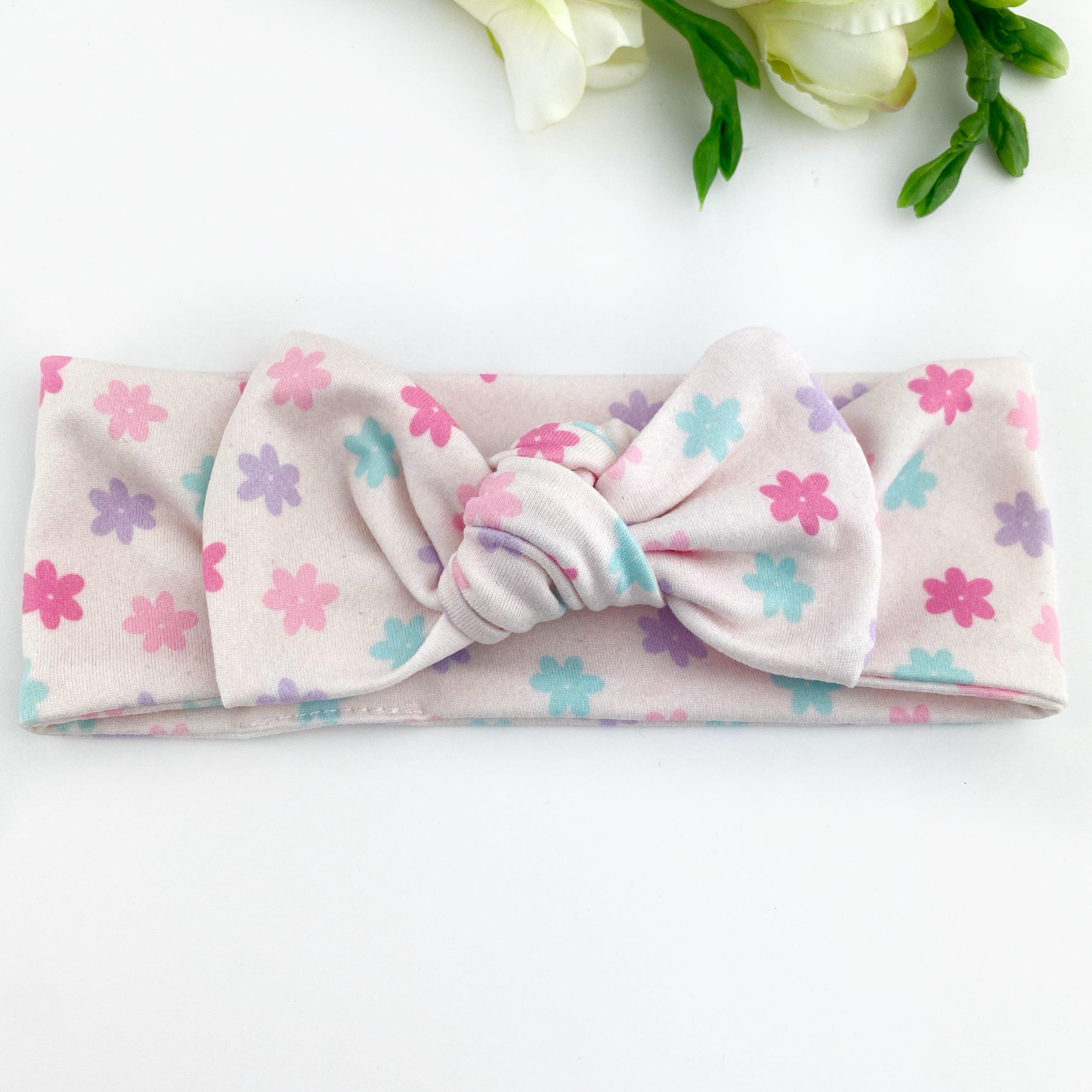 Top Knot Headband -  Little Daisy - Newborn to Adult