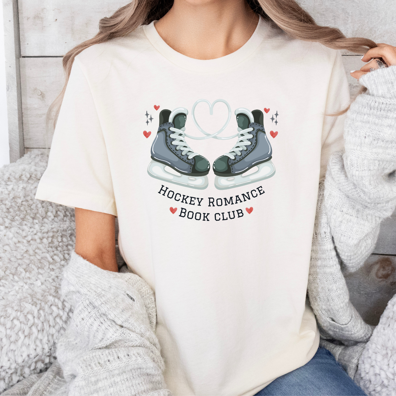 Hockey Romance-  T-Shirt  - Adult