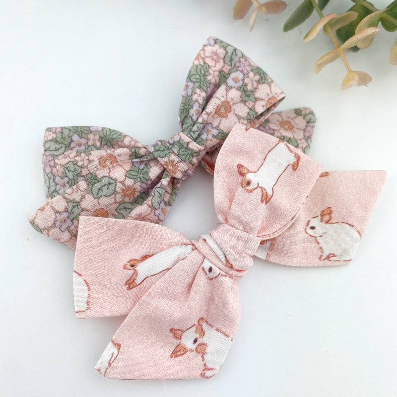 Victoria Bow -  Bunnies and Blooms