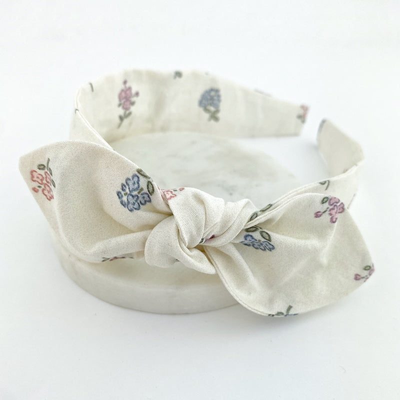 Knot Bow Headband - Dainty Floral