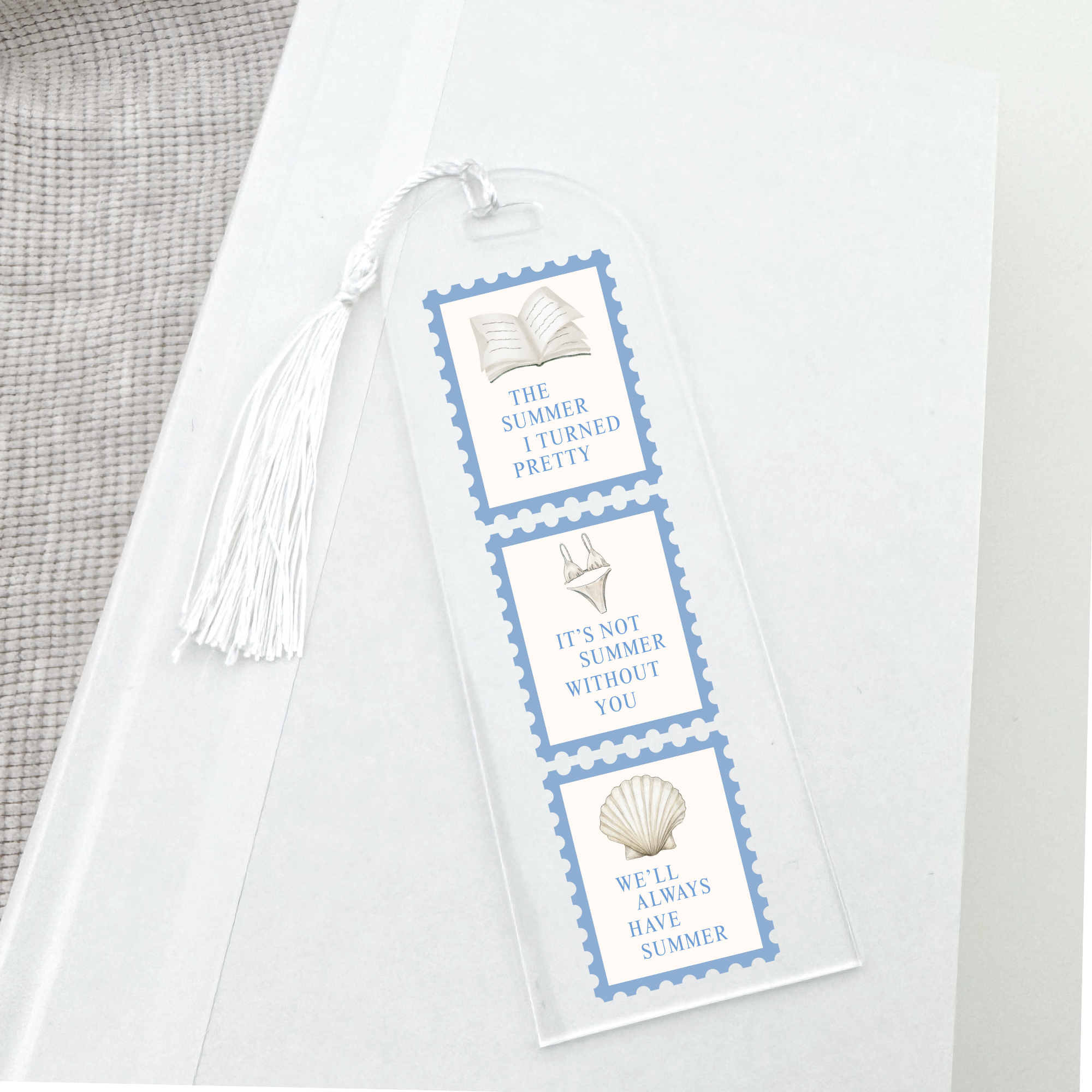 Summer I Turned Pretty Acrylic Bookmark