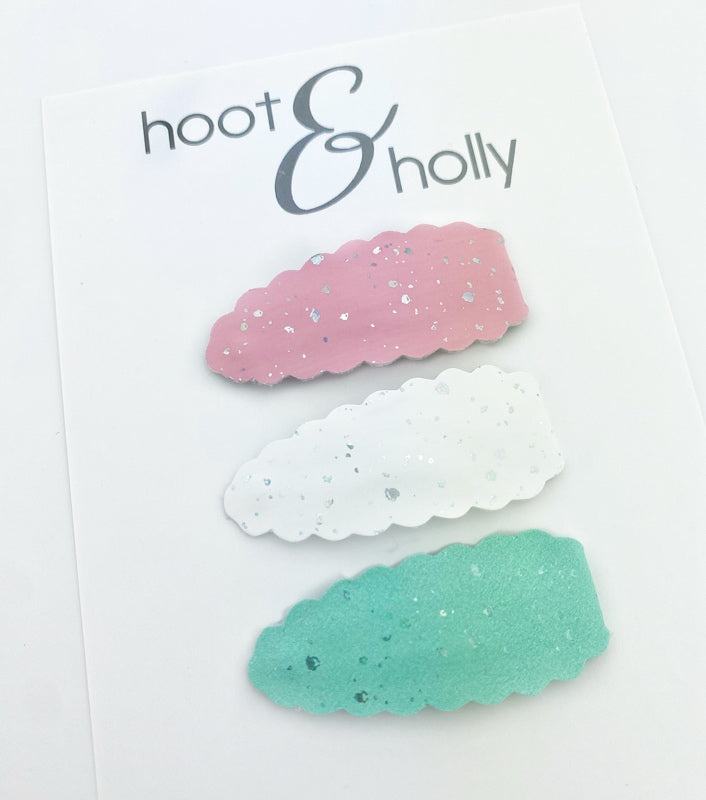 Oh Snap Clips - Pastel Terrazzo