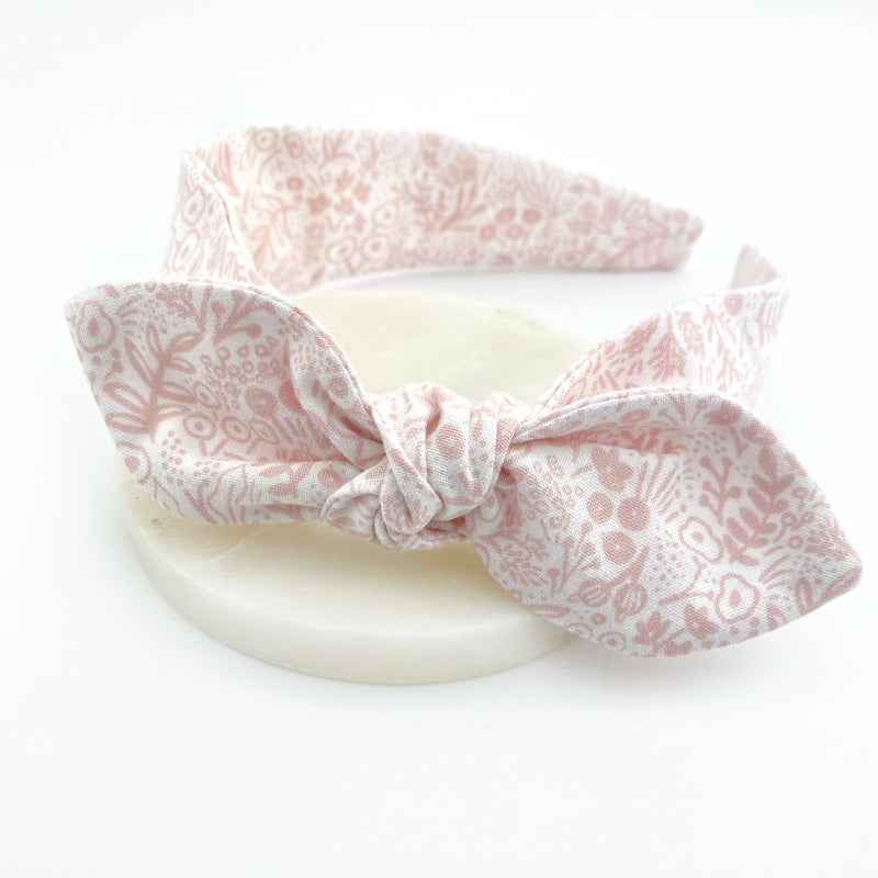 Knot Bow Headband - Delicate Floral