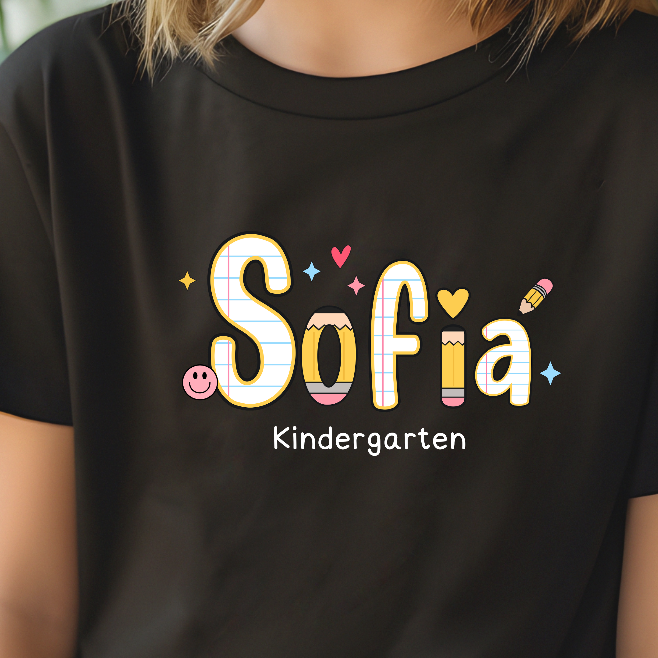 Personalized with Grade - T-Shirt - Toddler to Youth (3 colour options)