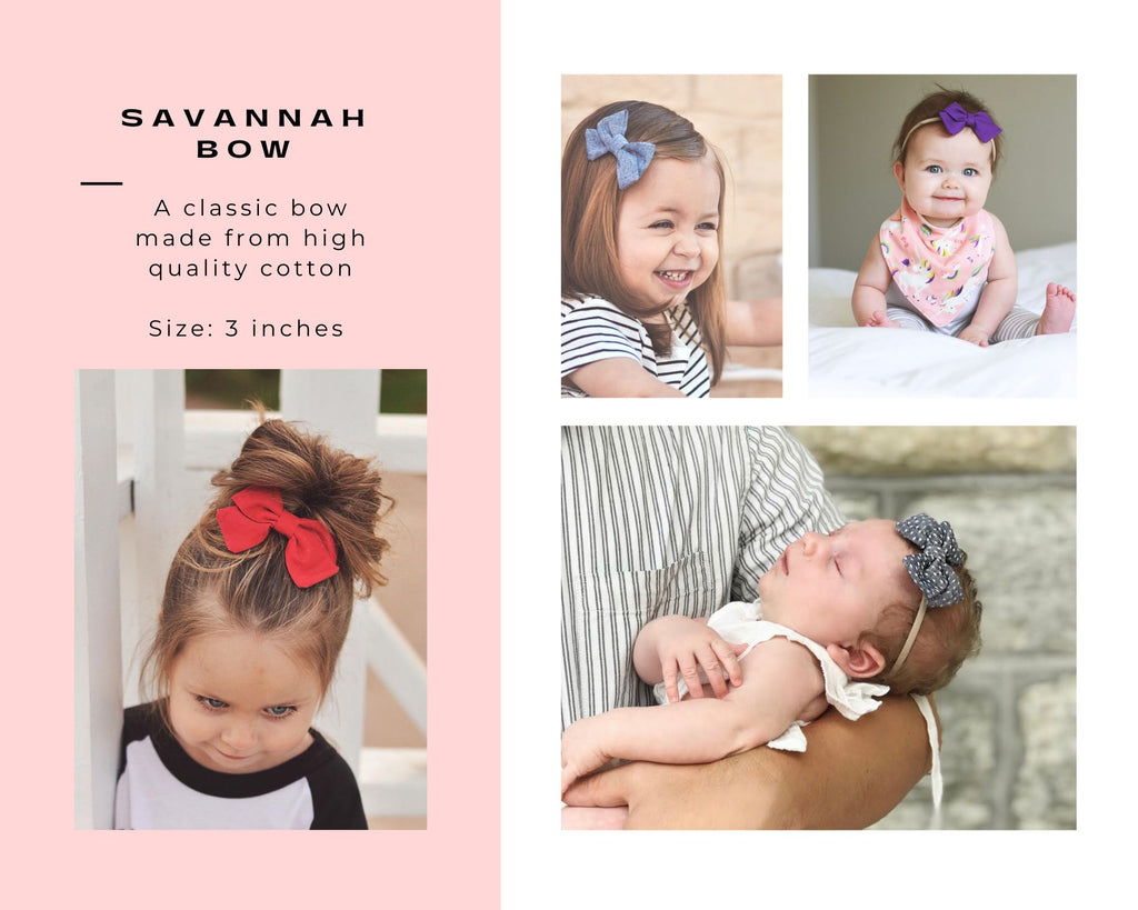 Savannah Bow - Bright Stripe