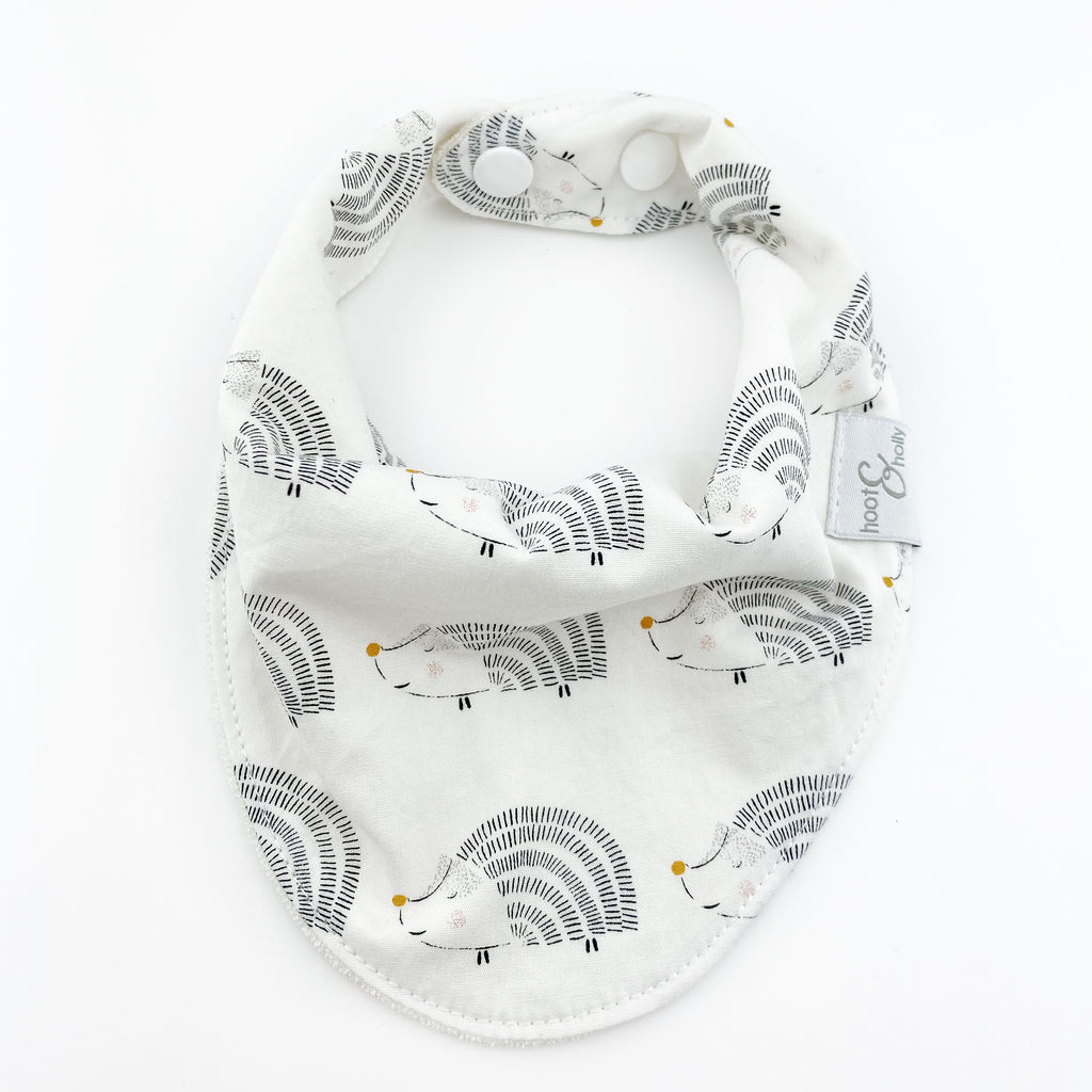 Bandana Bib - Hedgehogs